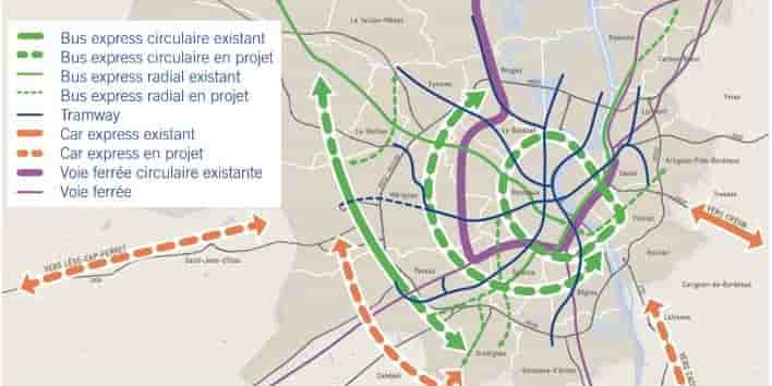 Bordeaux Métropole schéma des mobilités