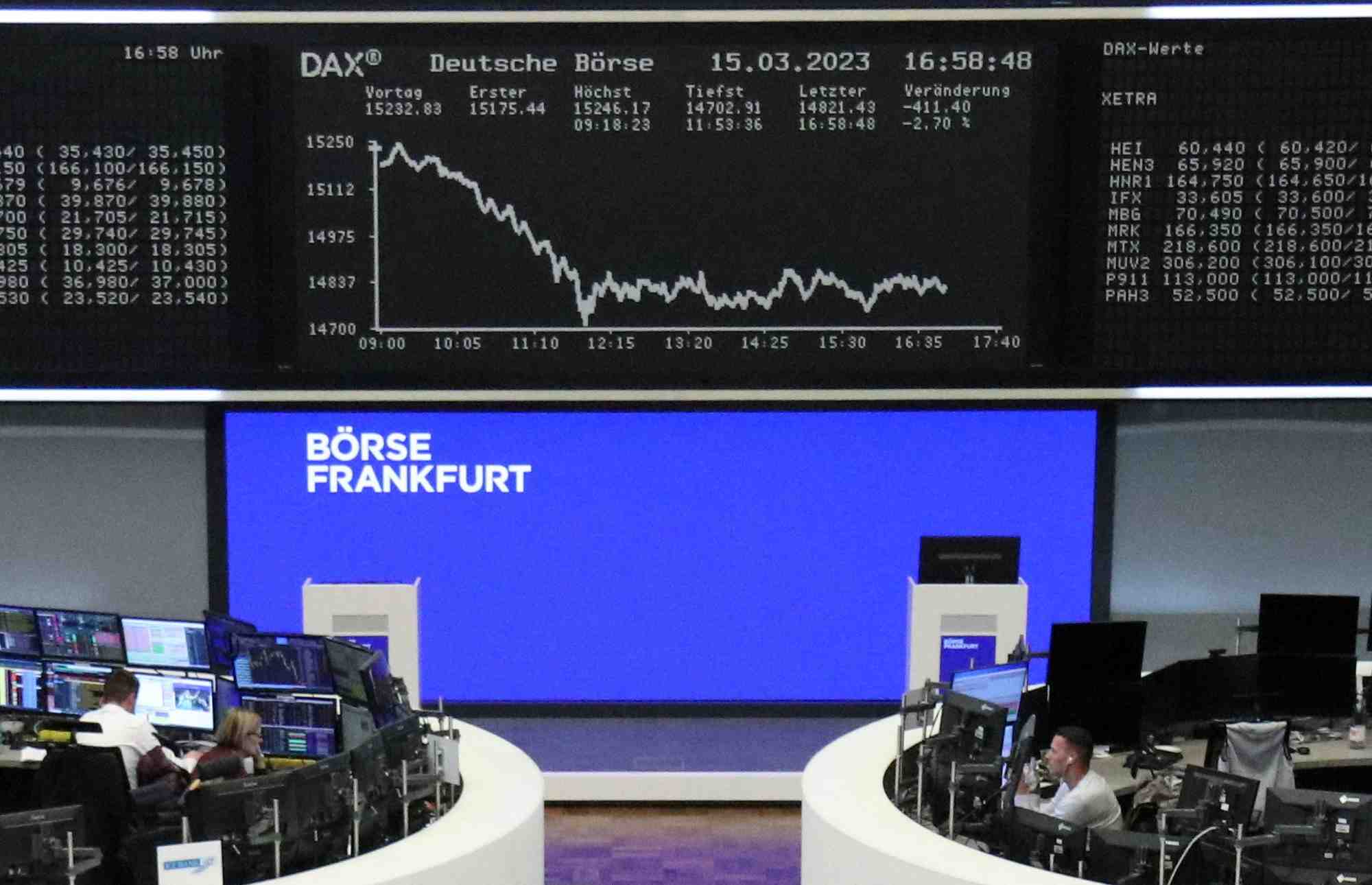 Photo de la bourse de francfort