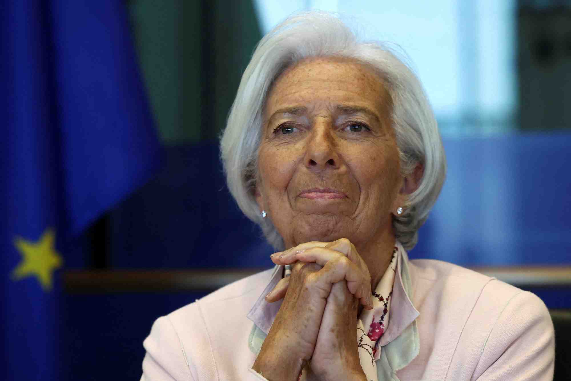Photo d'archives de la presidente de la banque centrale europeenne, christine lagarde a bruxelles, en belgique