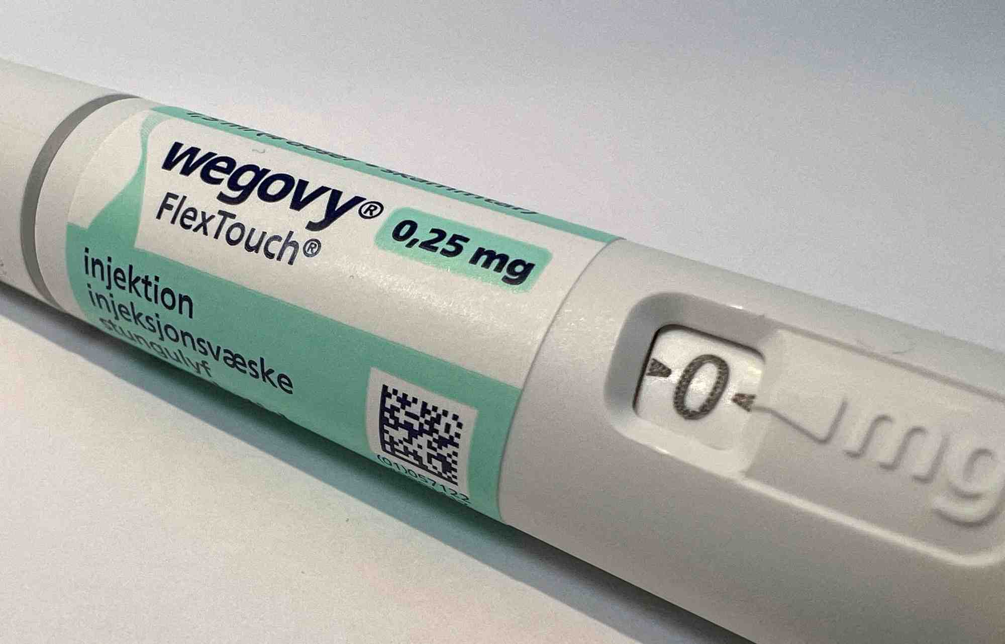 Photo d'archives: un injecteur de 0,25 mg du traitement anti-obesite wegovy