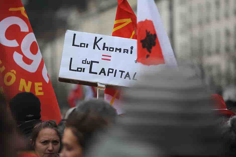 Manifestation Lyon Loi Travail El Khomri