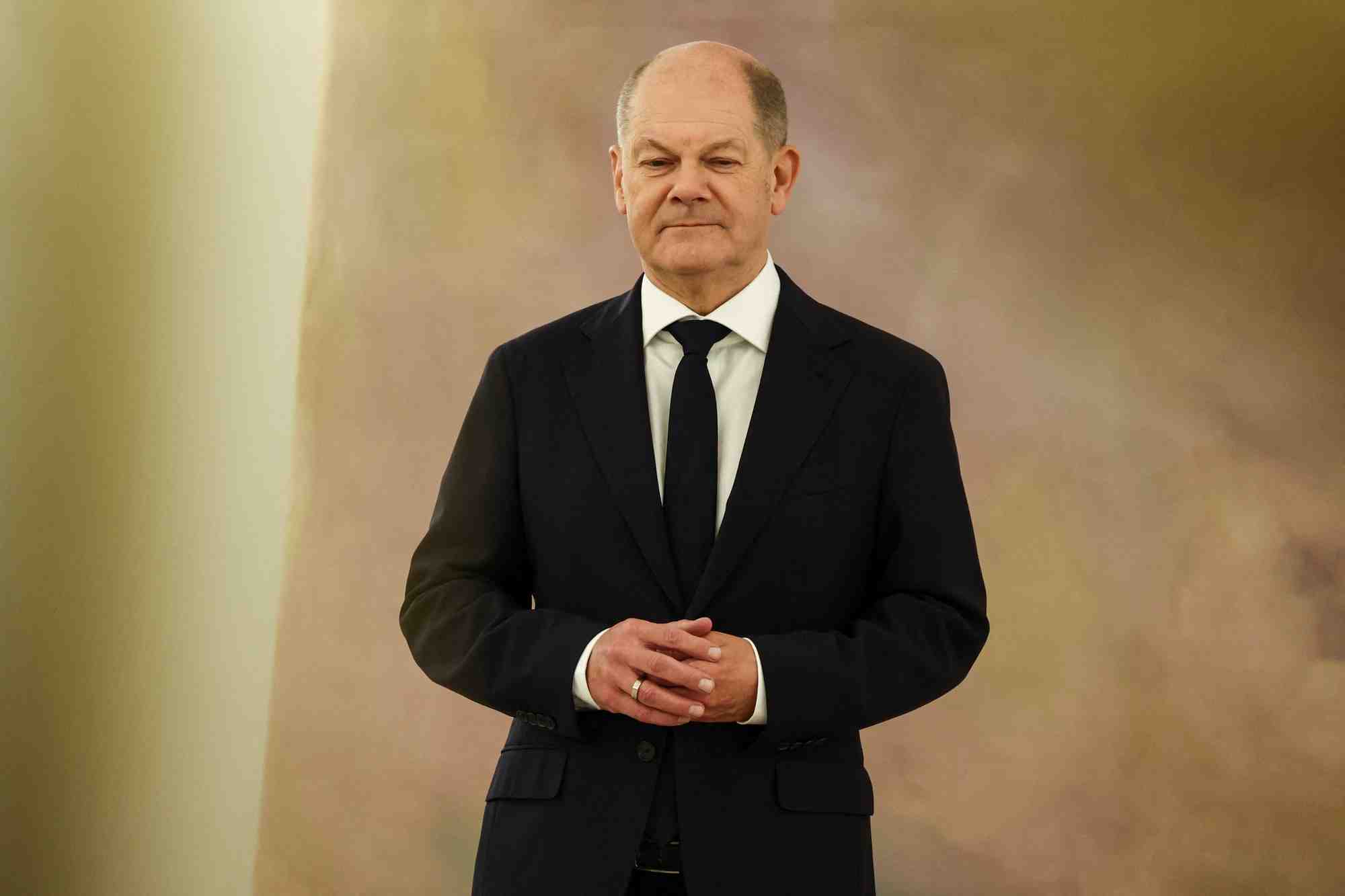 Le chancelier allemand olaf scholz a berlin