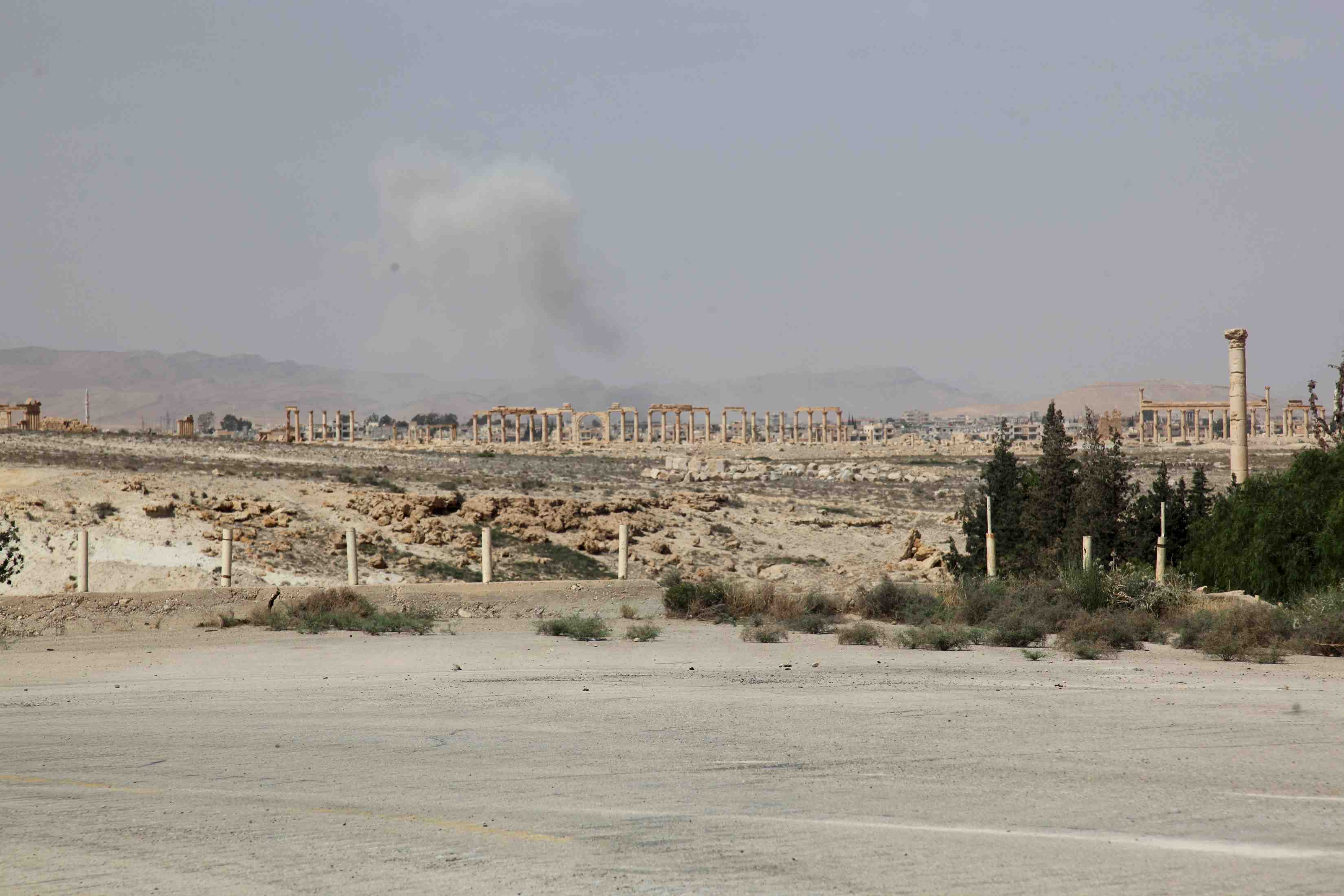 Les djihadistes de l'ei ont fait sauter la prison de palmyre