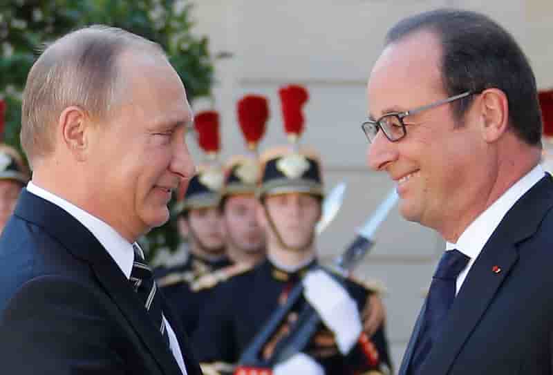 L'ombre de la syrie plane sur l'entretien hollande-poutine