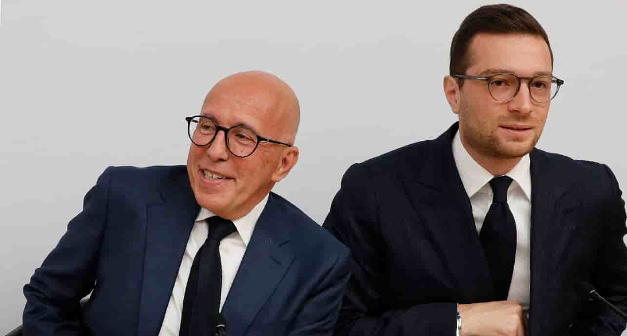 Éric Ciotti et Jordan Bardella à l’Assemblée Nationale, le 28 juin 2025.