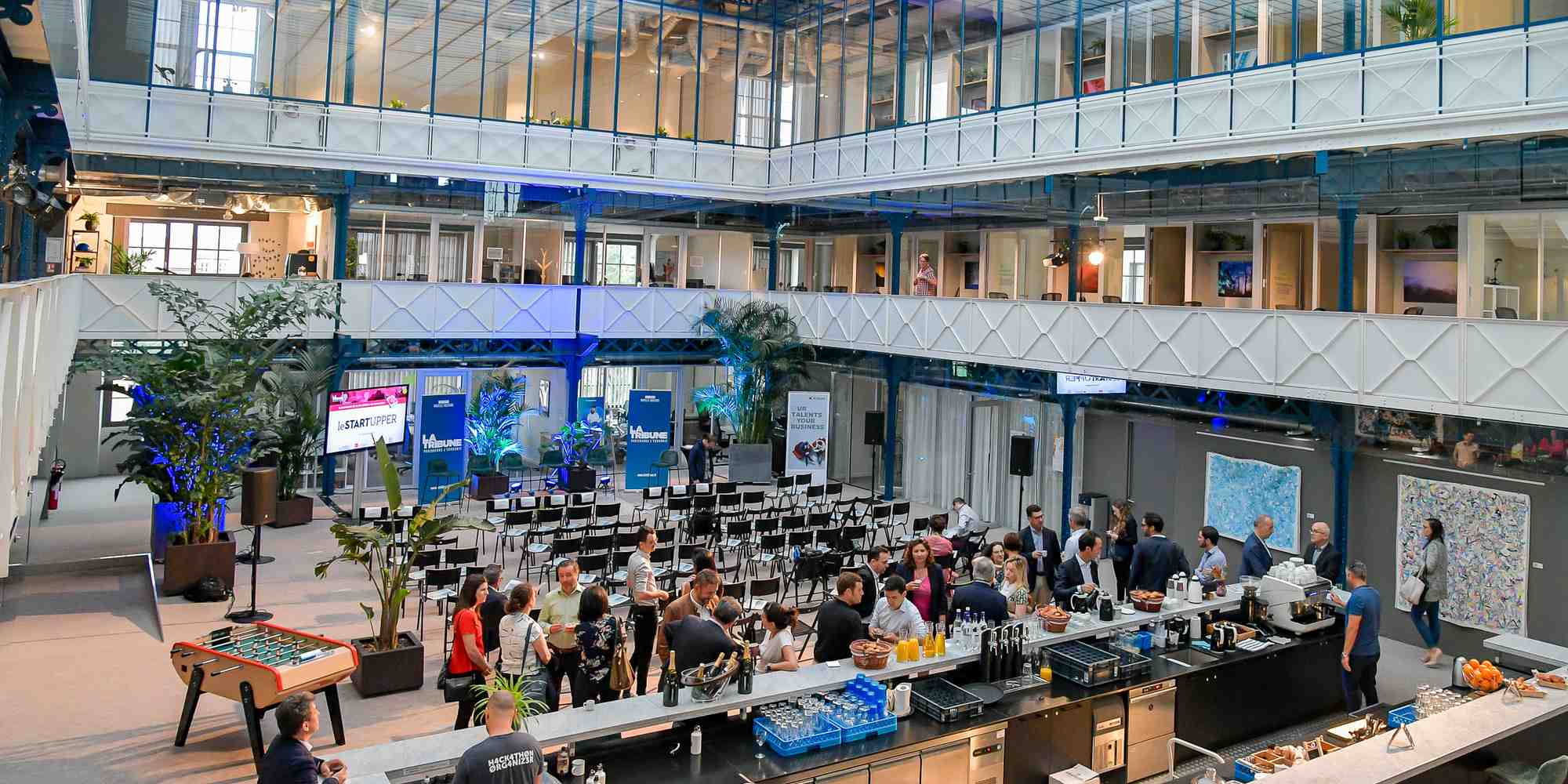 La rencontre de France digitale du 4 février 2020 a eu lieu à la Halle Héméra, à Bordeaux (ici en juillet 2019 à l'occasion du Startupper)