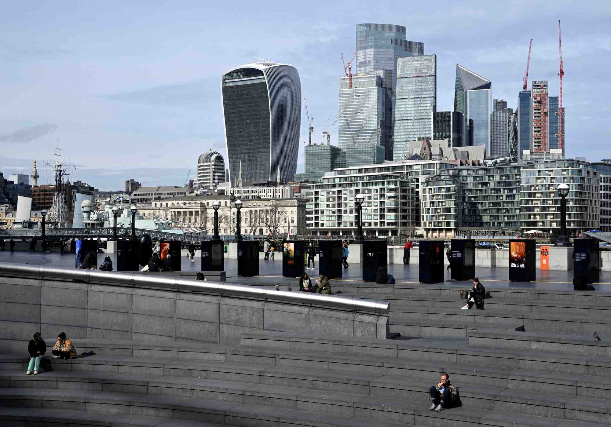 Le quartier financier de la city de londres