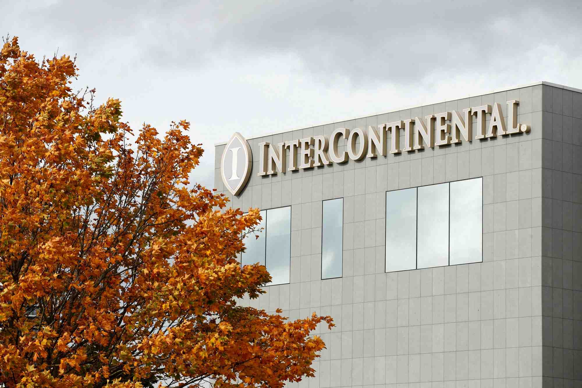 Photo d'archives d'un hotel intercontinental a l'o2 a londres, en grande-bretagne