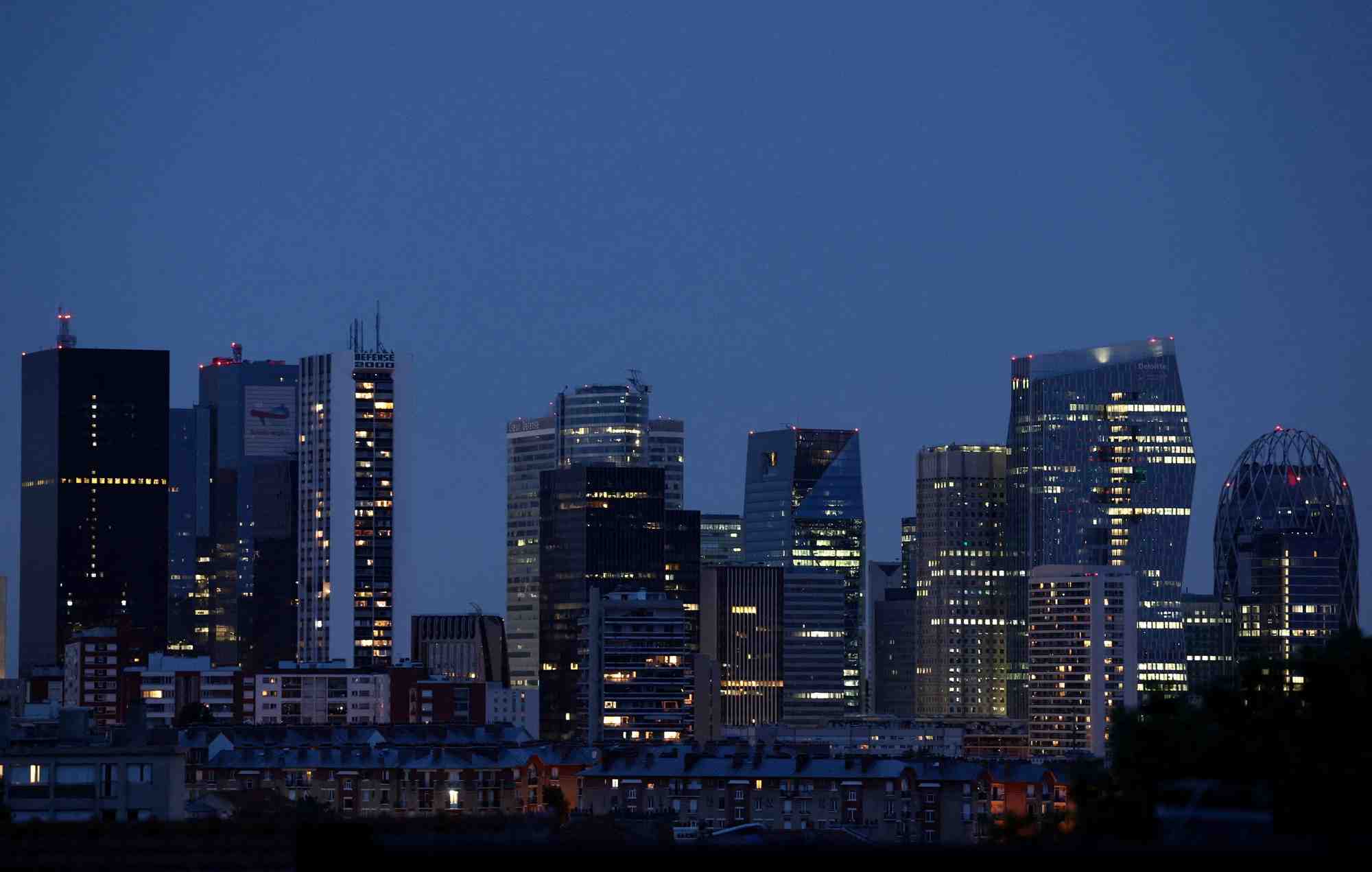 Photo d'archives de la defense, pres de paris, en france