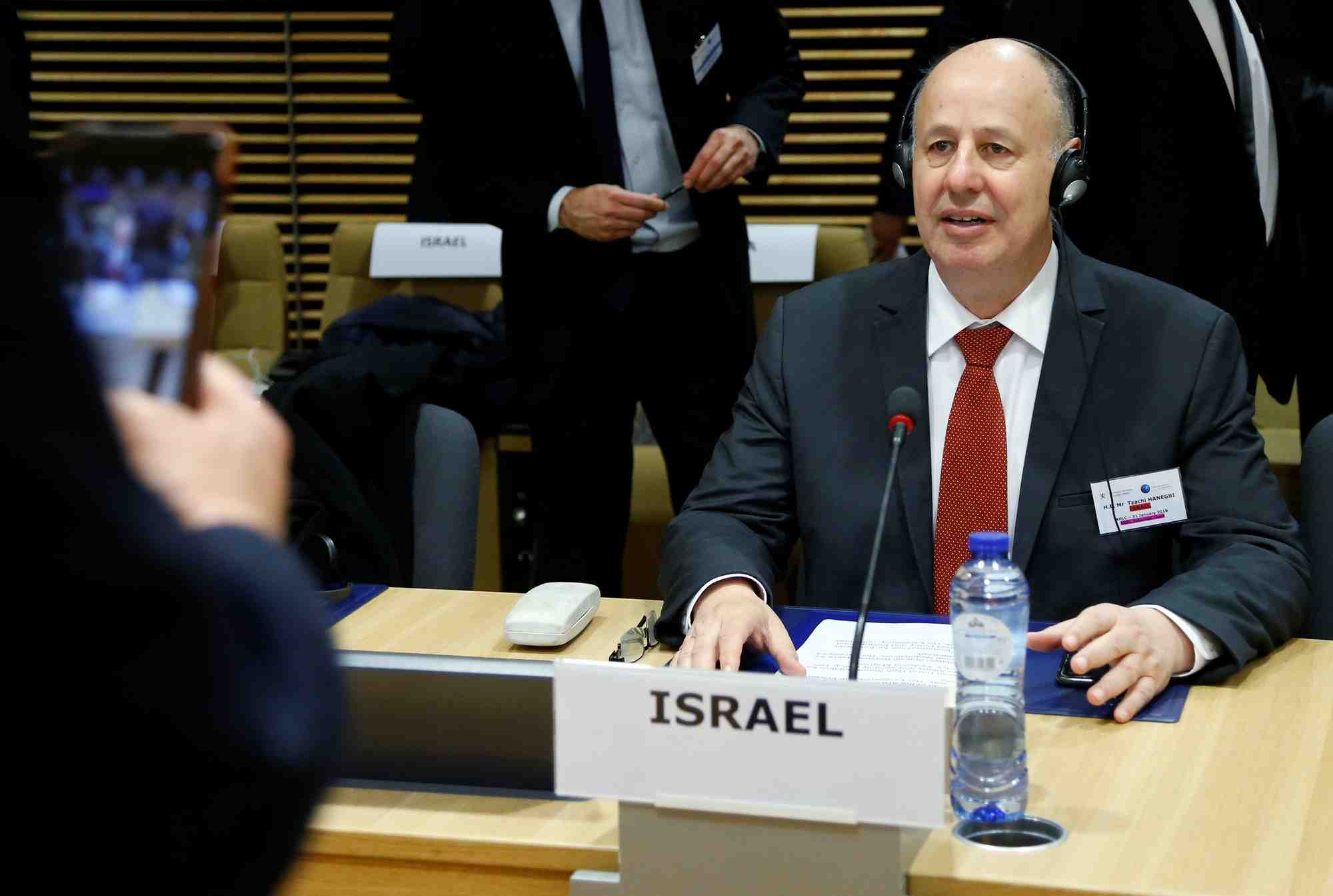 Tzachi hanegbi, conseiller a la securite nationale du gouvernement israelien