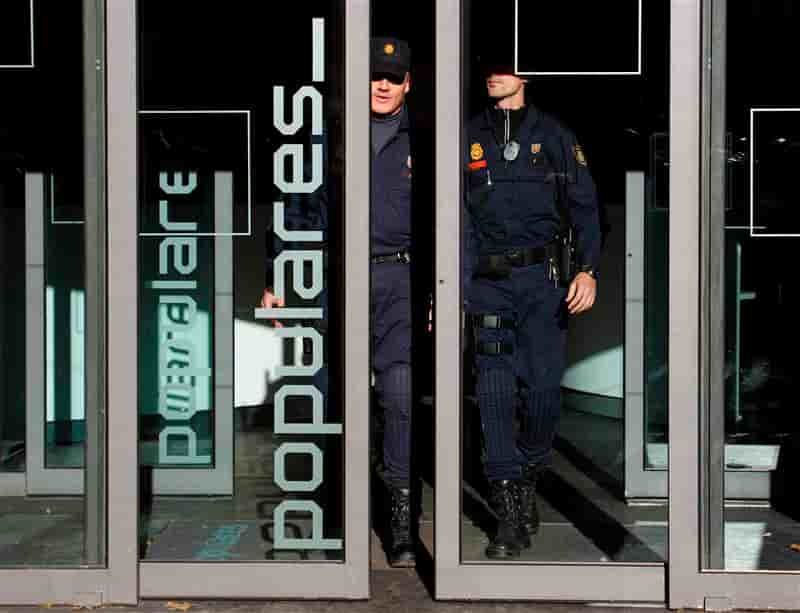 Longue perquisition au siège du Parti populaire espagnol