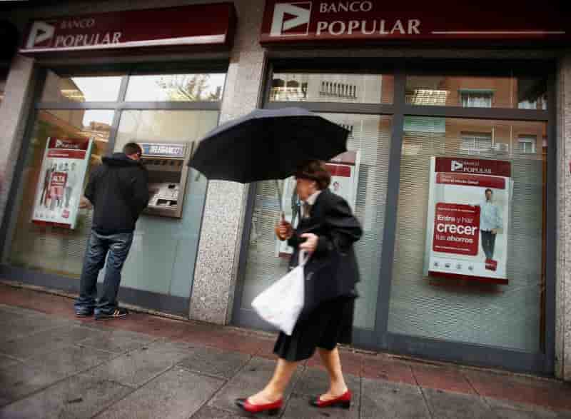 Banco popular vise une augmentation de capital de 2,5 milliards d'euros