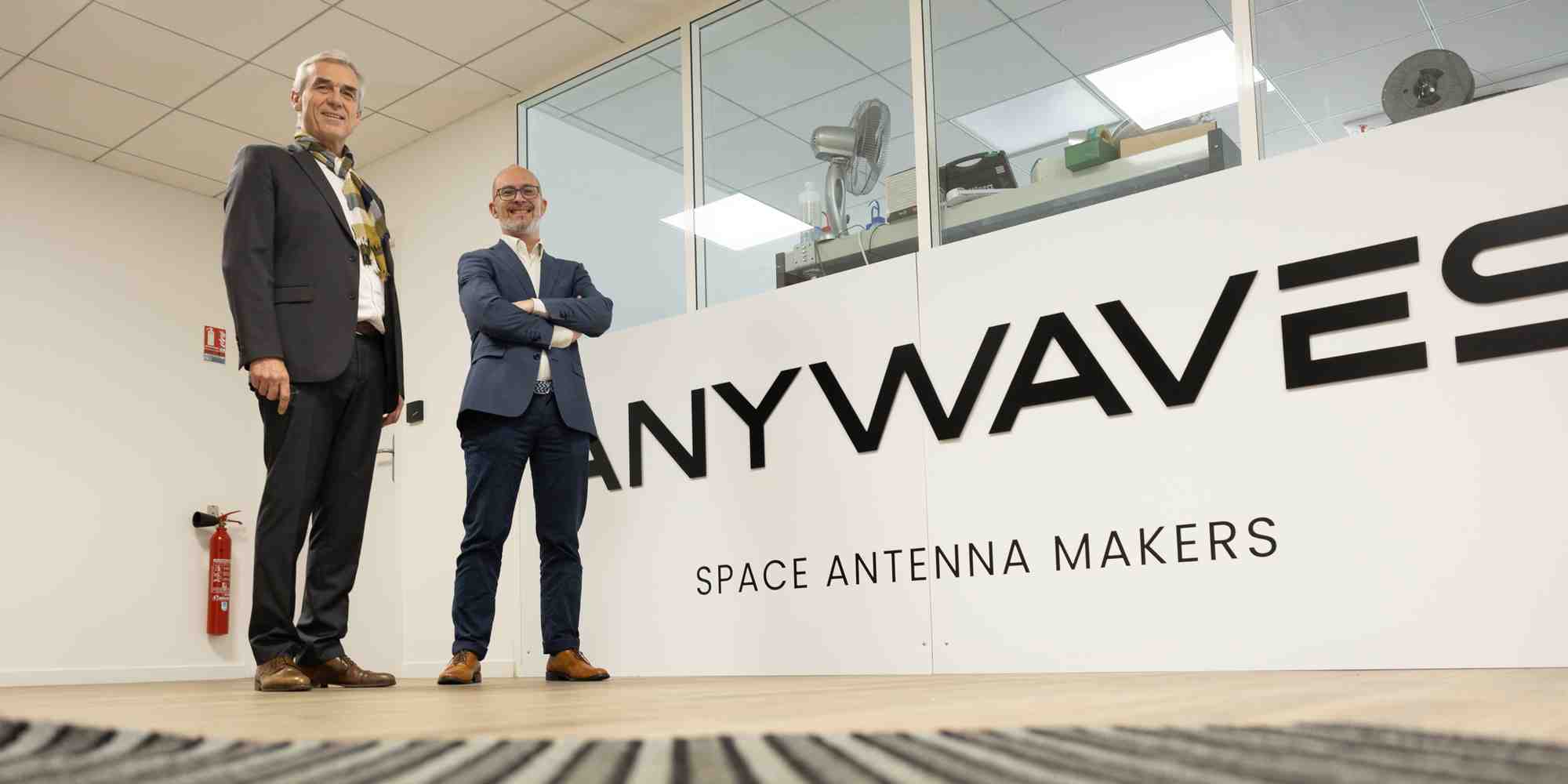 Éric de Saintignon, directeur général, et Nicolas Capet, président d’Anywaves.