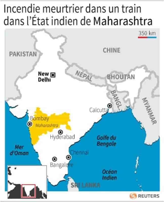 Un incendie fait 23 morts à bord d'un train indien