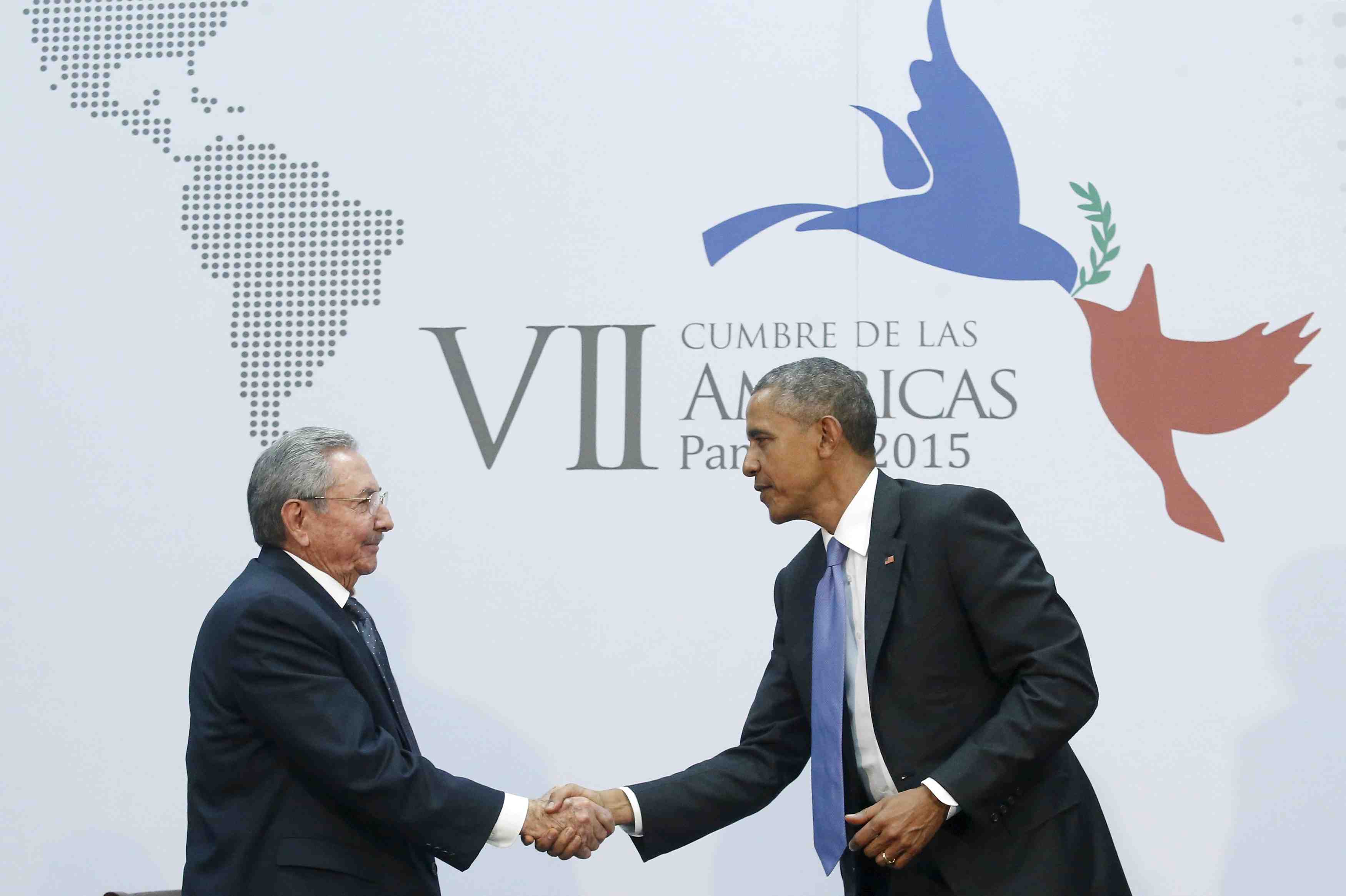 Entretien "historique" obama-castro au sommet des ameriques