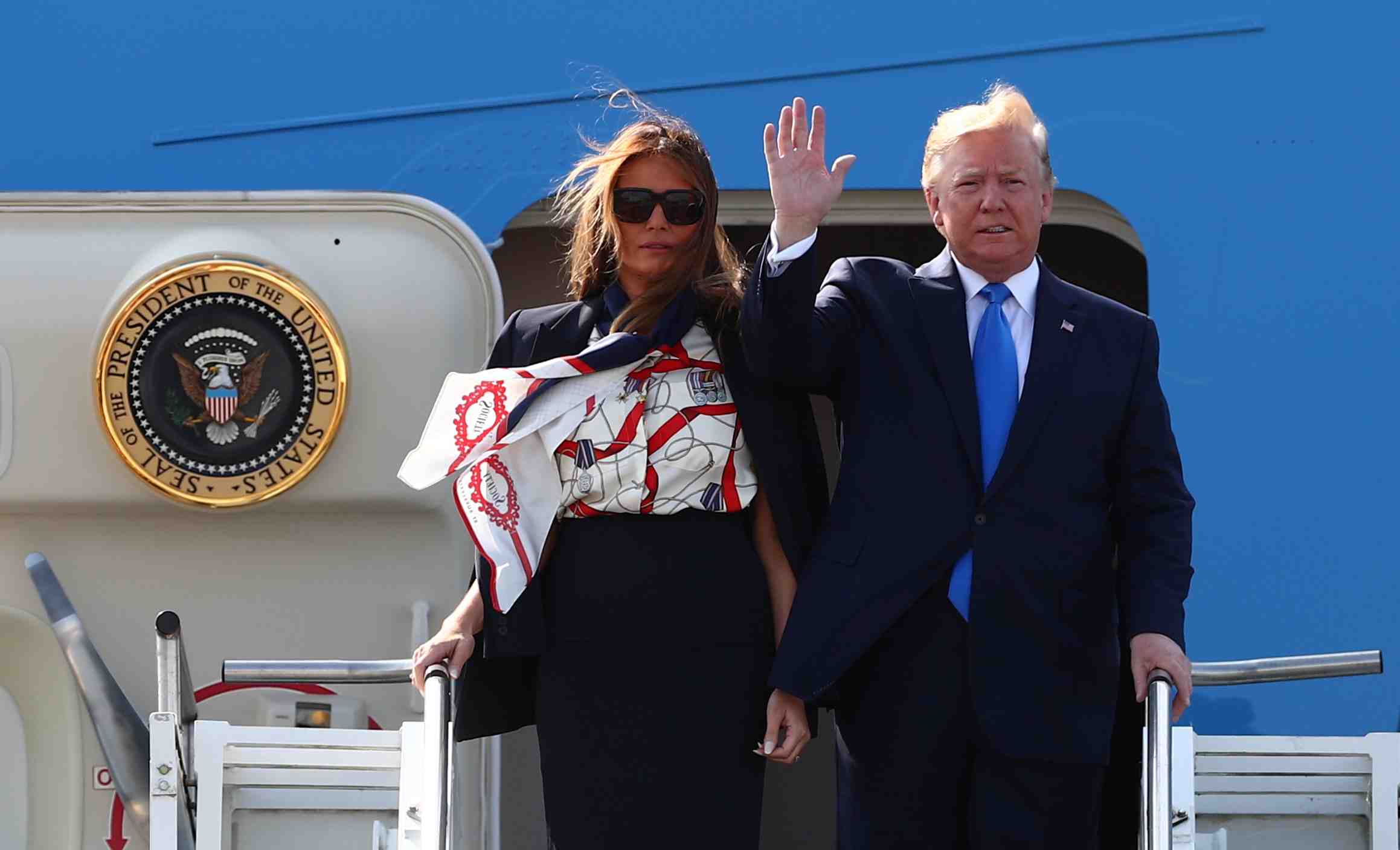 Trump en visite a londres