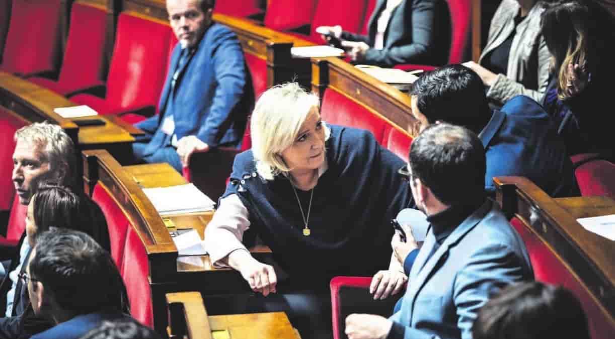 Marine Le Pen à l’Assemblée nationale, le 4 novembre 2022.