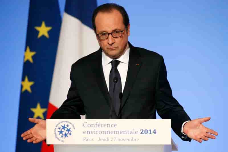 Hollande veut un accord "historique" sur le climat en 2015