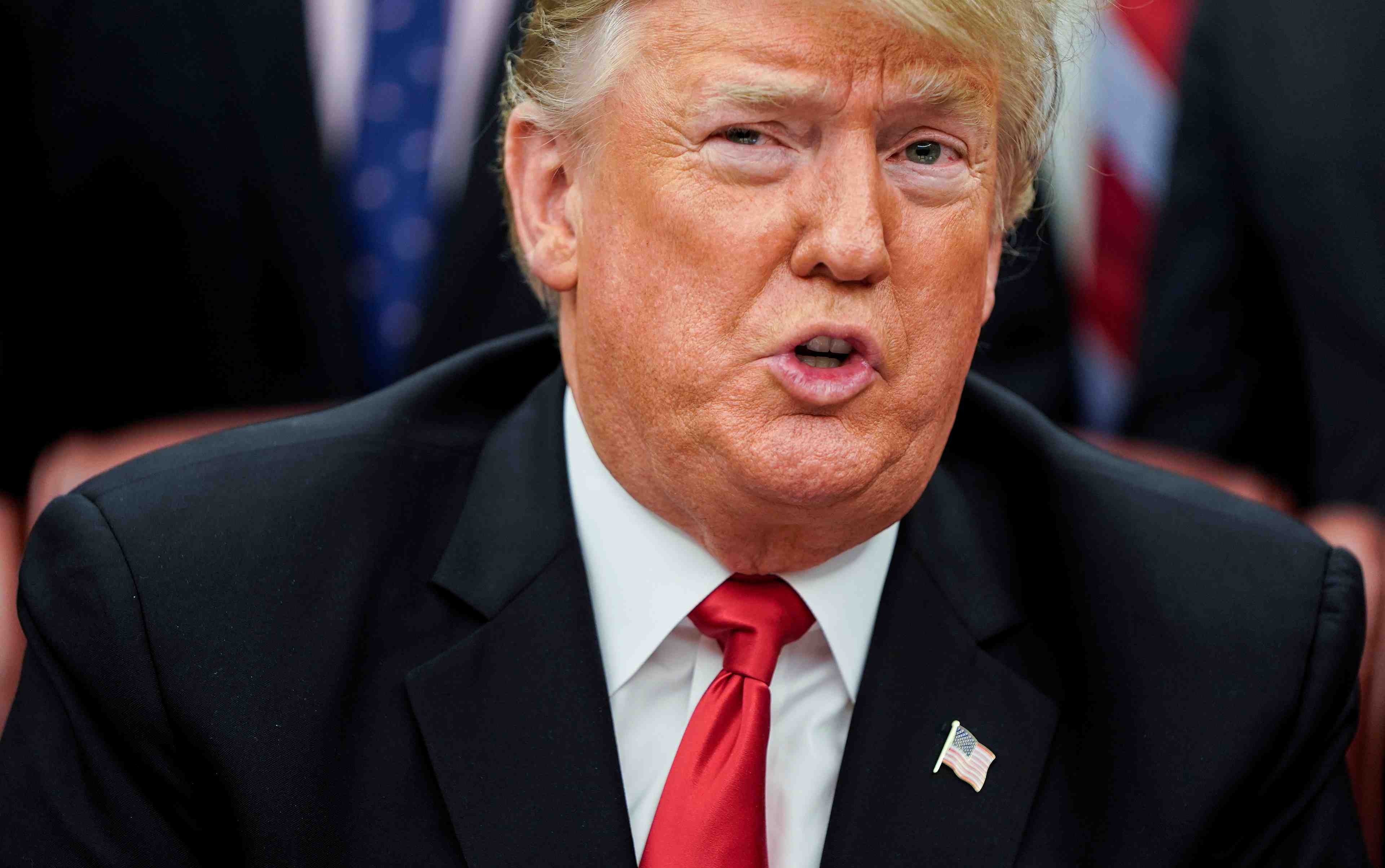 "shutdown": trump dit que la situation risque de durer