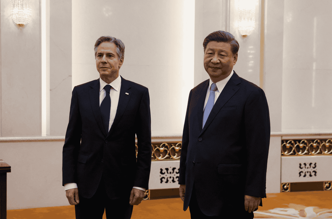 Blinken et Xi Jinping juin 2023