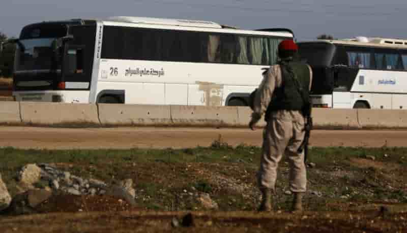 Fin de l'evacuation d'une poche de resistance au sud de damas