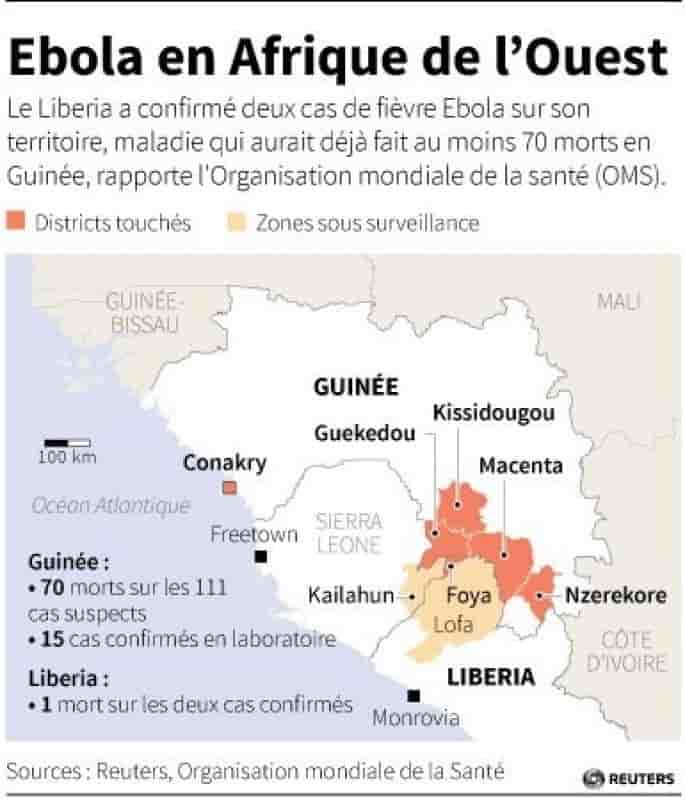 L'ampleur de l'épidémie d'Ebola en Guinée serait sans précédent