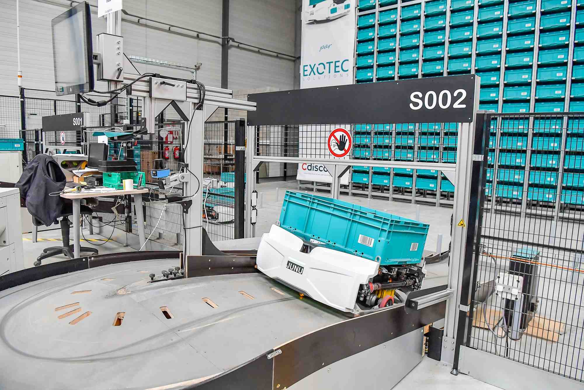 Avec ses robots « Skybots », standardisés, la start-up Exotec, créée en 2015, a réalisé un chiffre d'affaires de 155 millions d'euros l'année dernière.