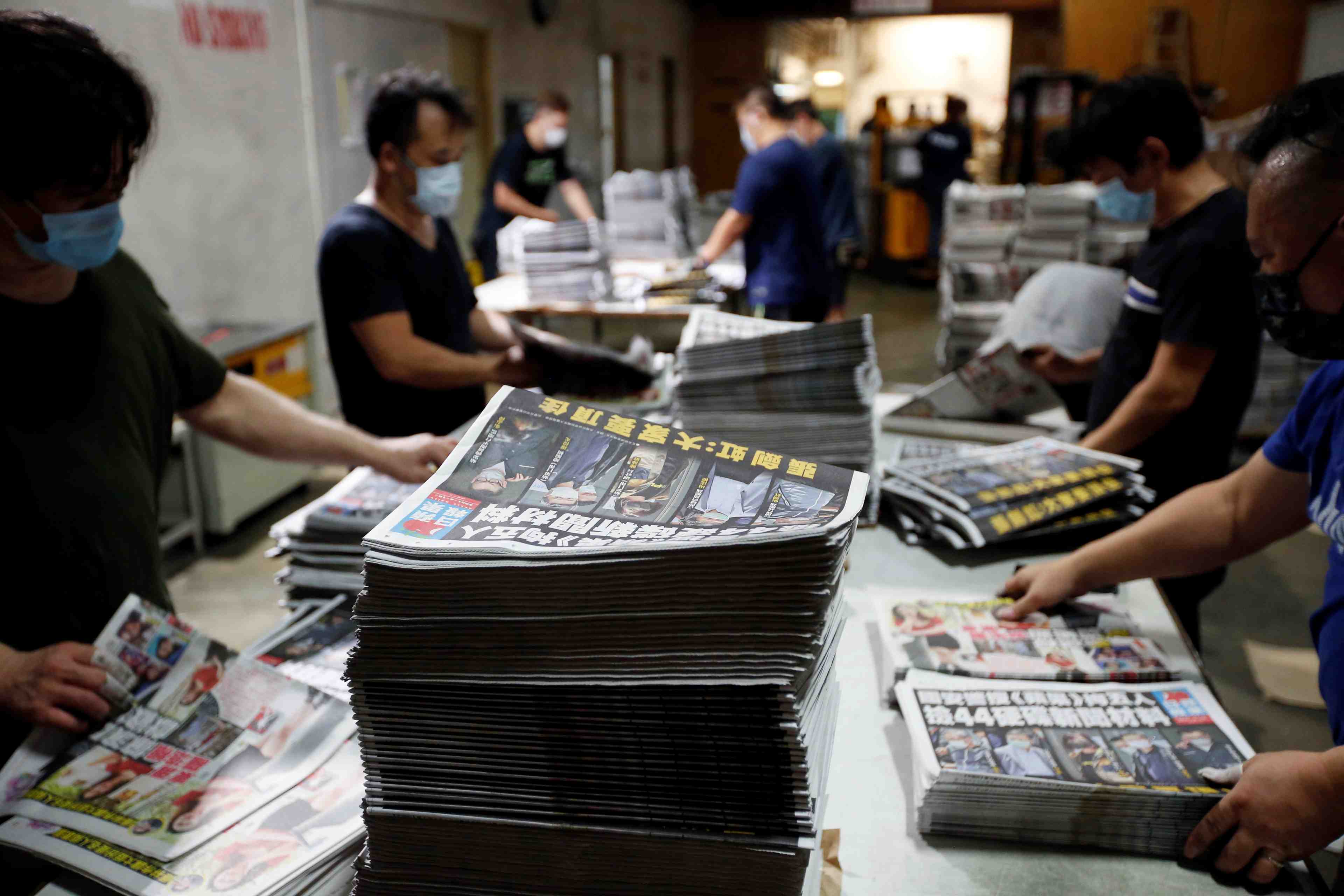 Hong kong : le quotidien apple daily va fermer a compter du 25 juin
