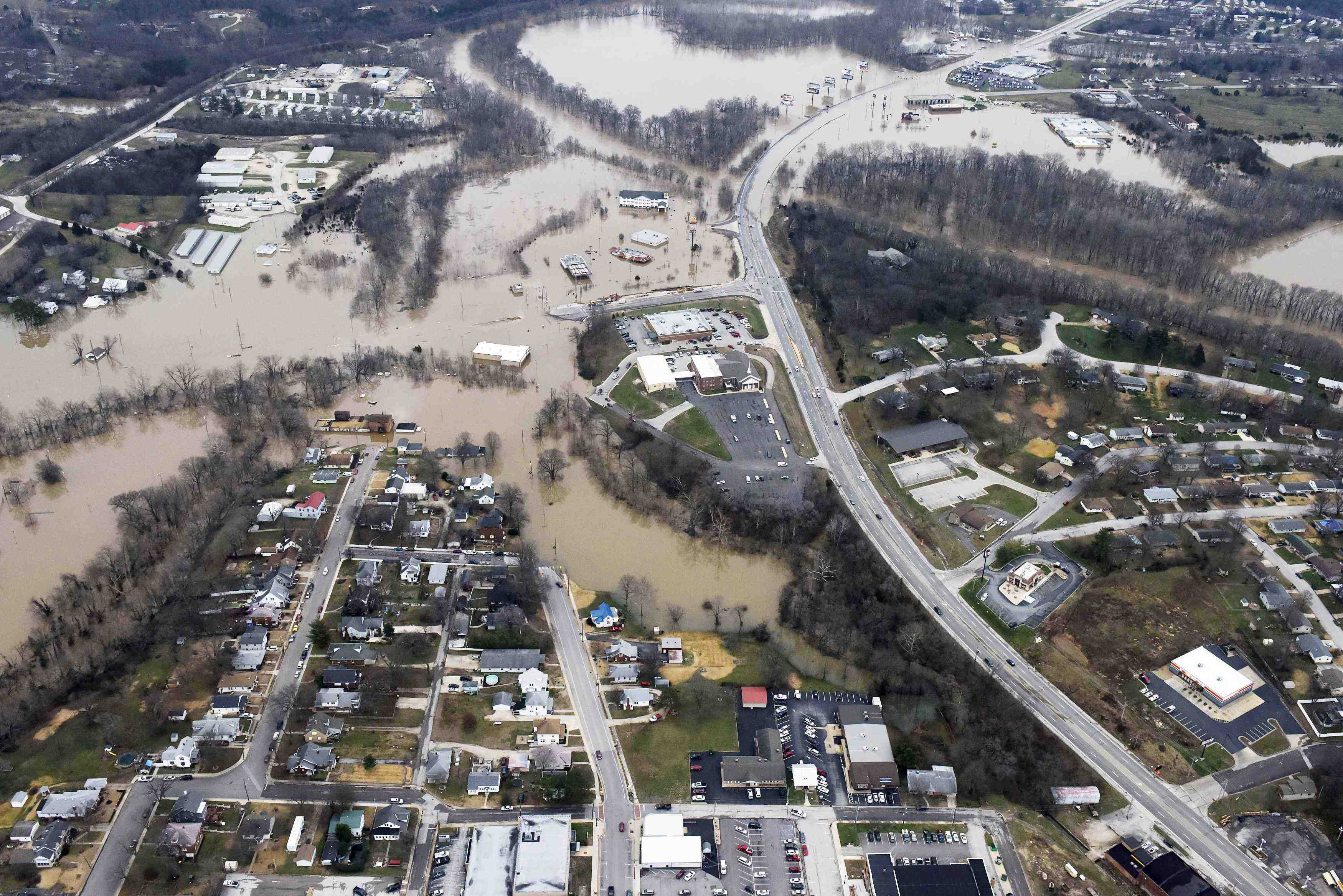Le missouri aux prises avec d'importantes inondations