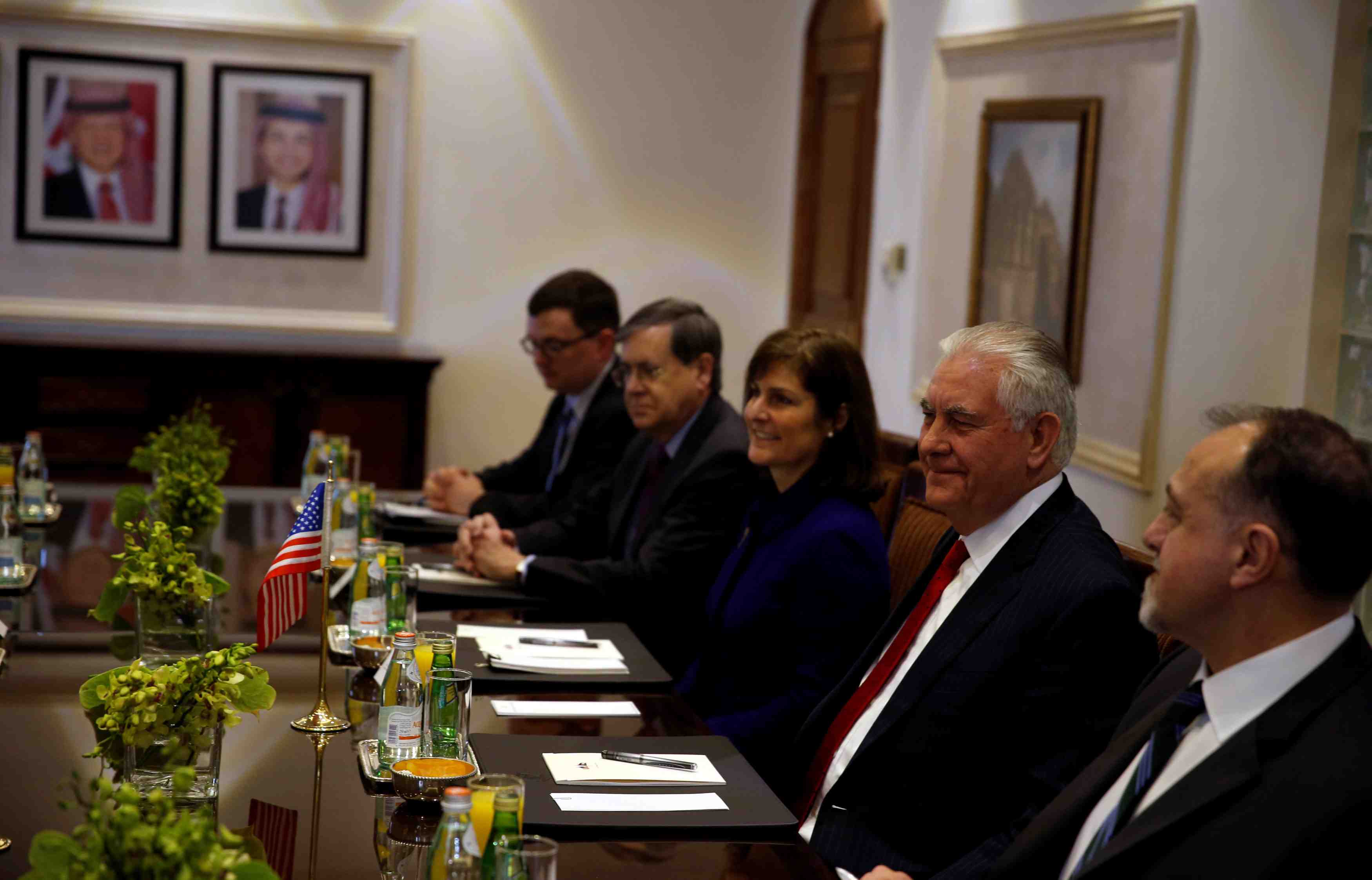 Le plan de paix us pour le proche-orient bientot pret, dit tillerson