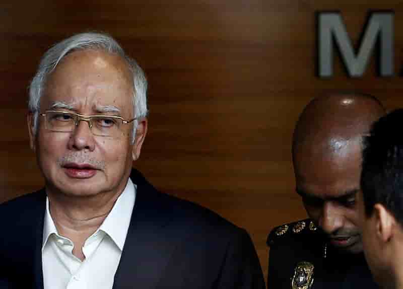 Arrestation de l'ancien premier ministre malaisien najib razak