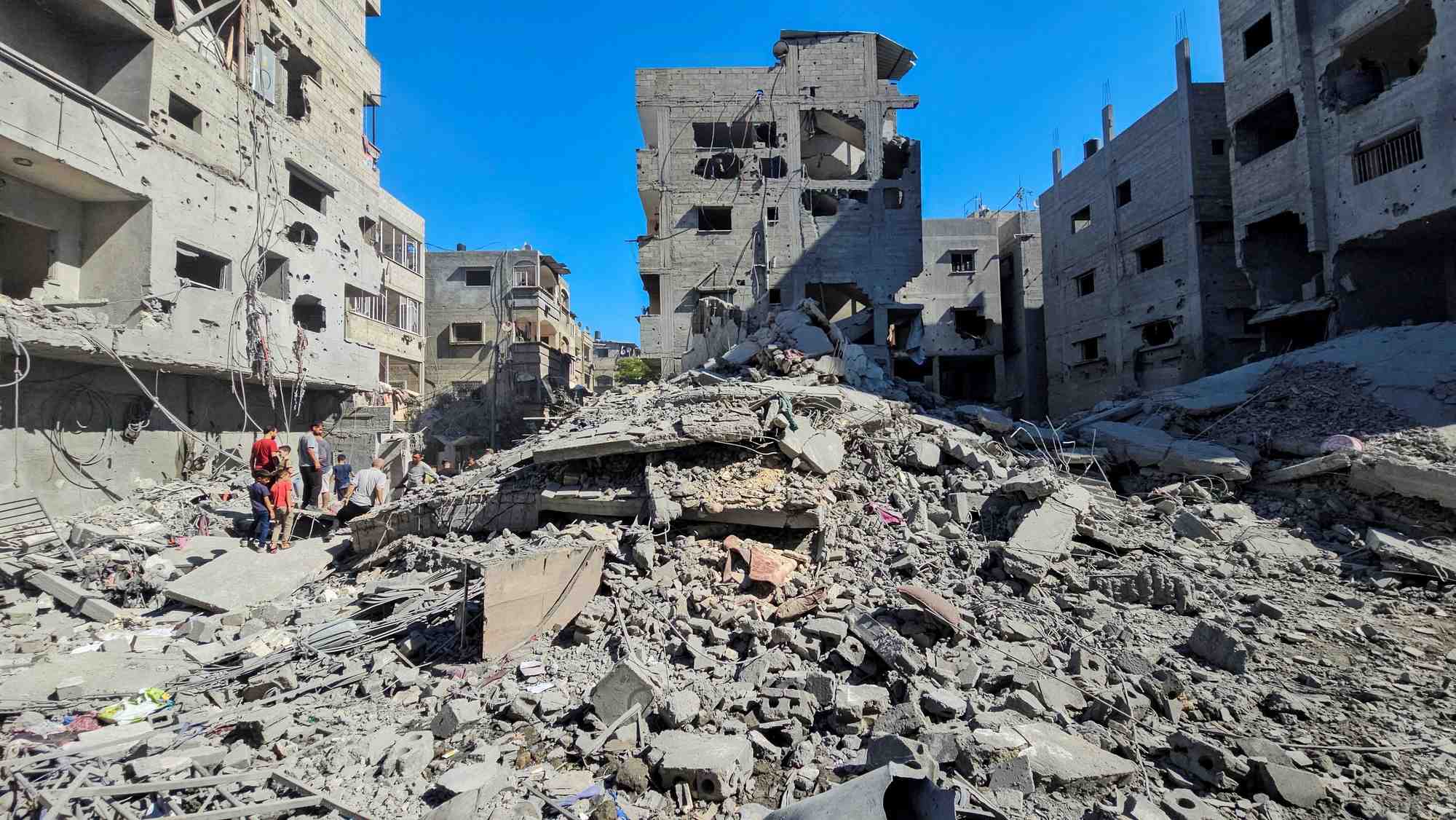 La ville de beit lahiya visee par des frappes israeliennes