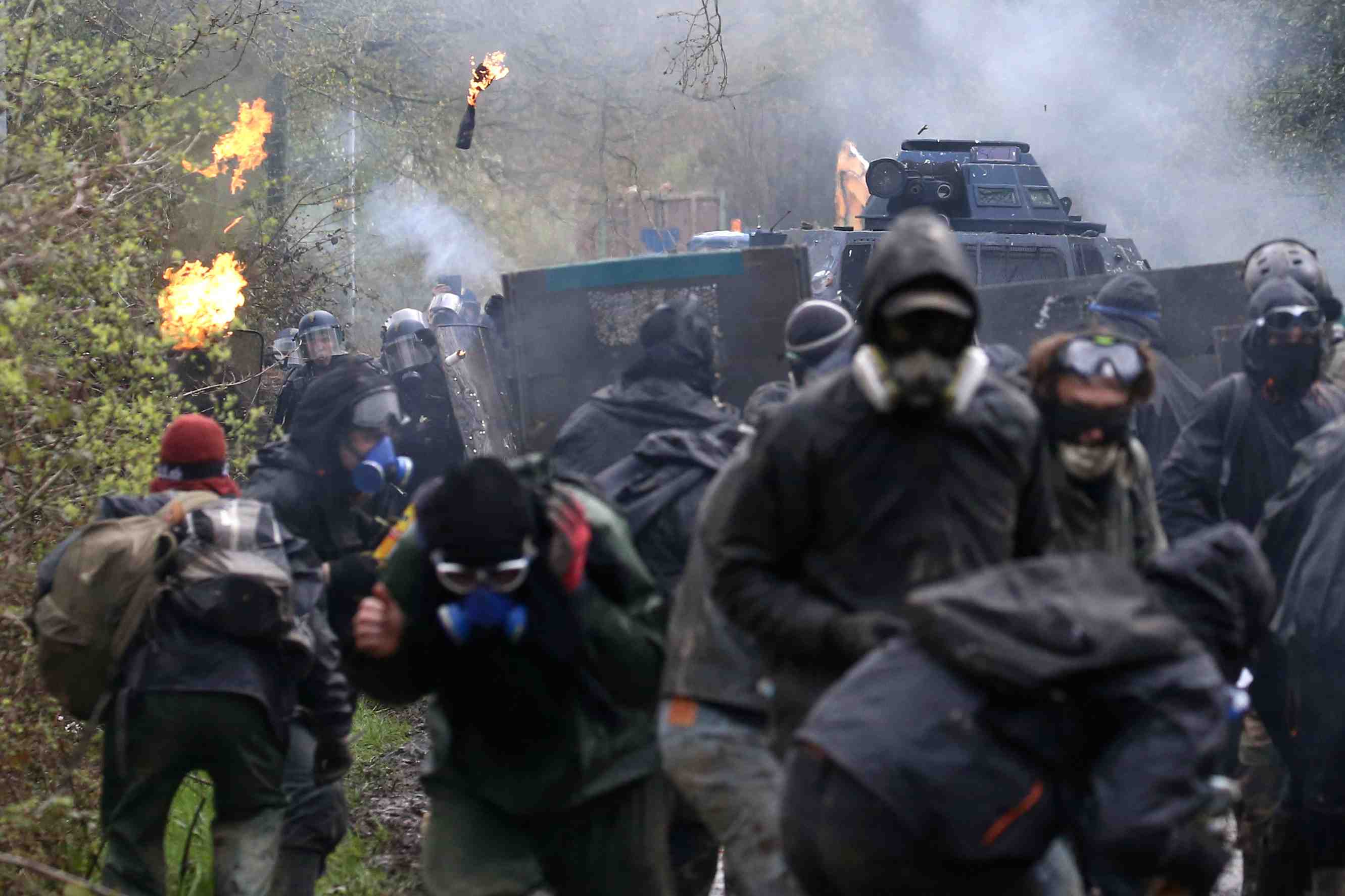 Reprise des expulsions dans la zad de notre-dame-des-landes