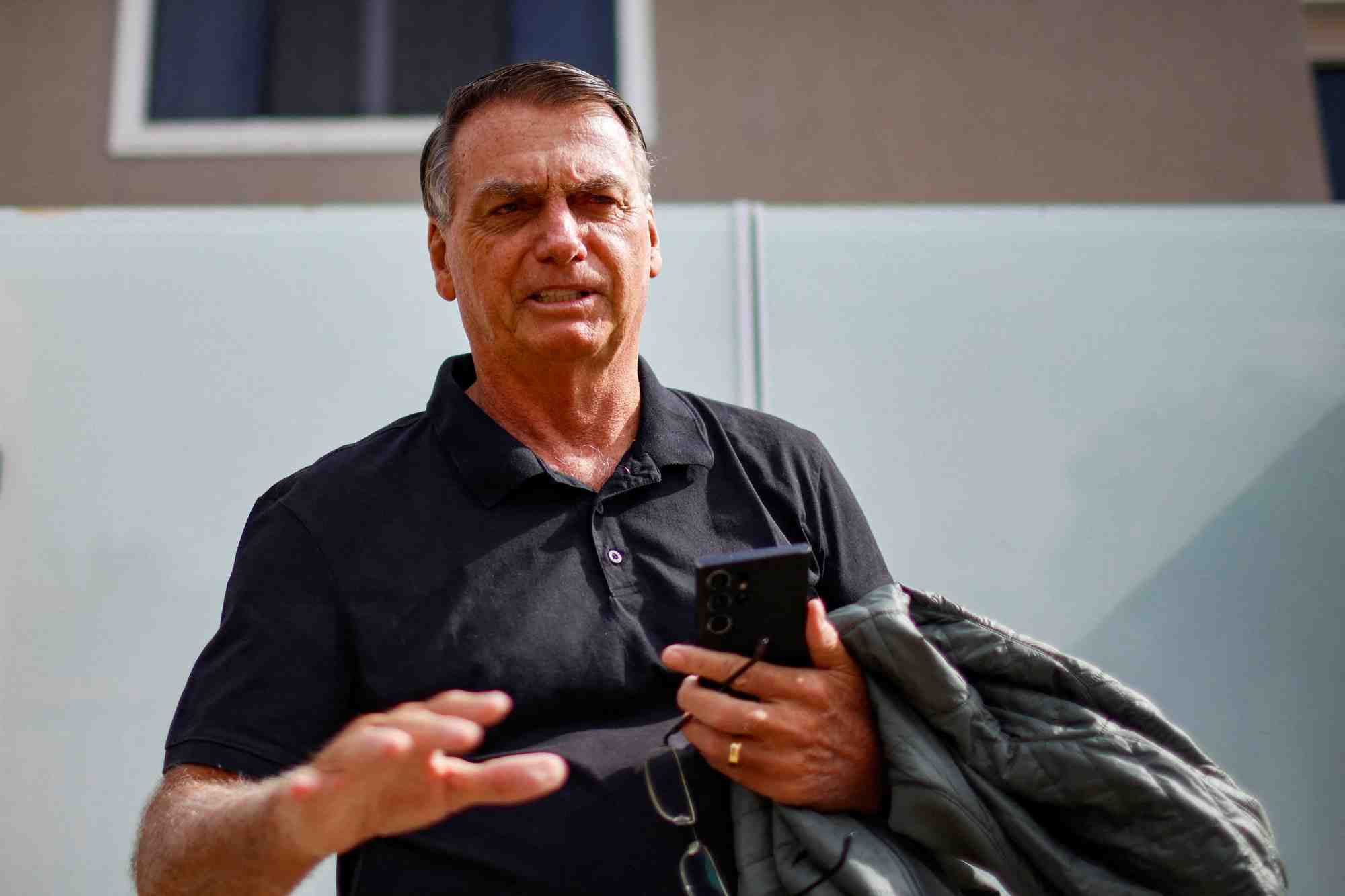 L'ancien president bresilien jair bolsonaro