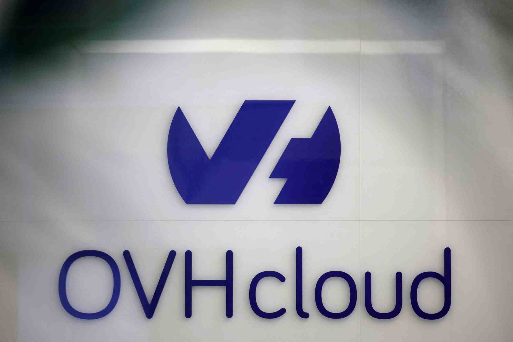 Le logo du fournisseur de services d'informatique dematerialisee ovhcloud