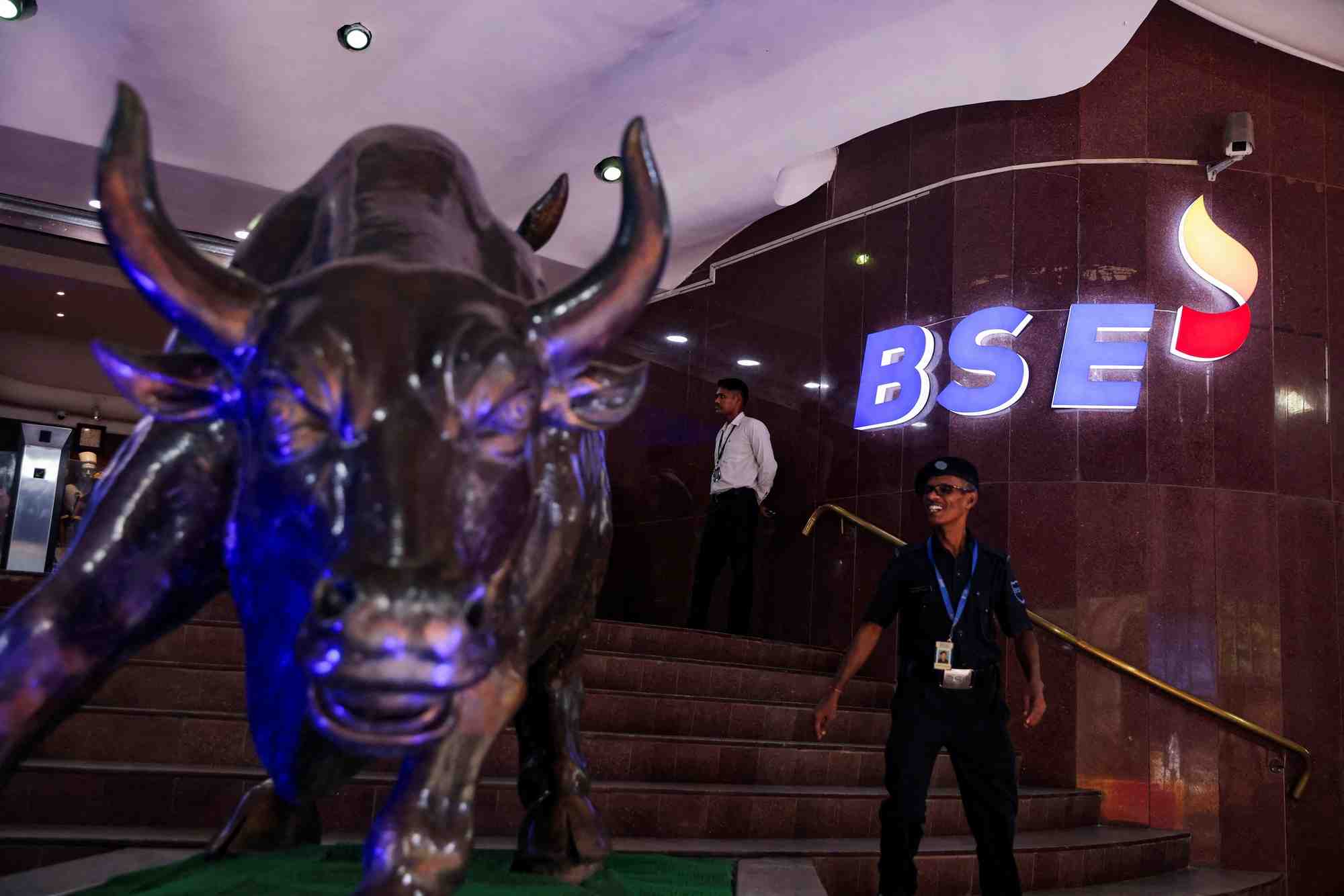 La bourse de bombay, en inde