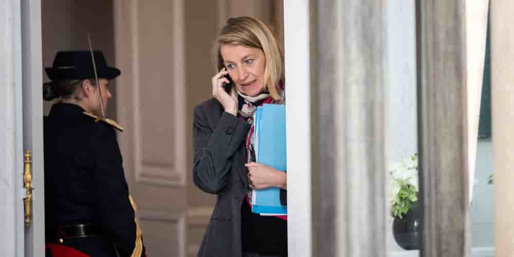 La ministre chargée du Travail, Astrid Panosyan-Bouvet.