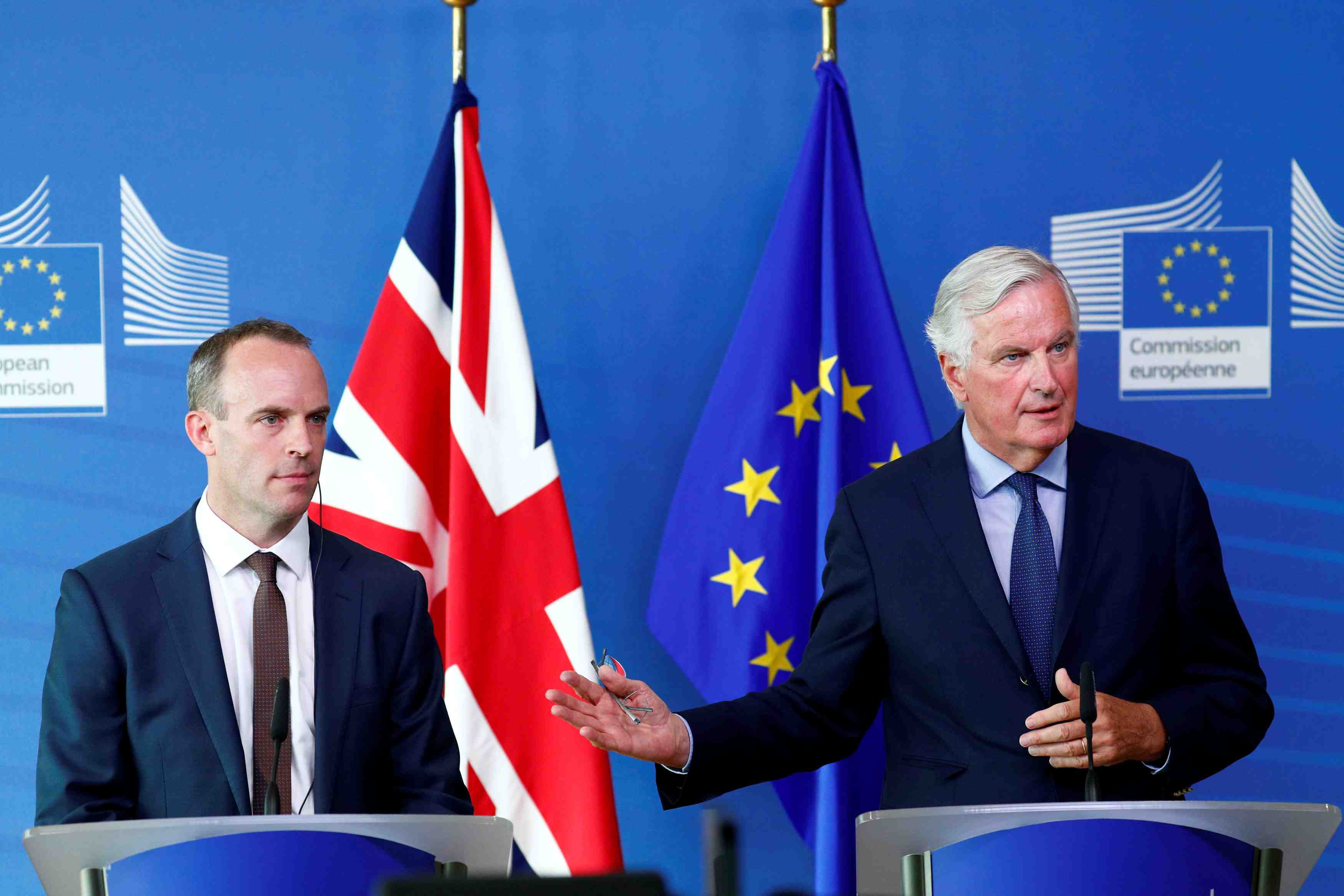 Barnier: l'ue doit se preparer aussi a un brexit sans accord