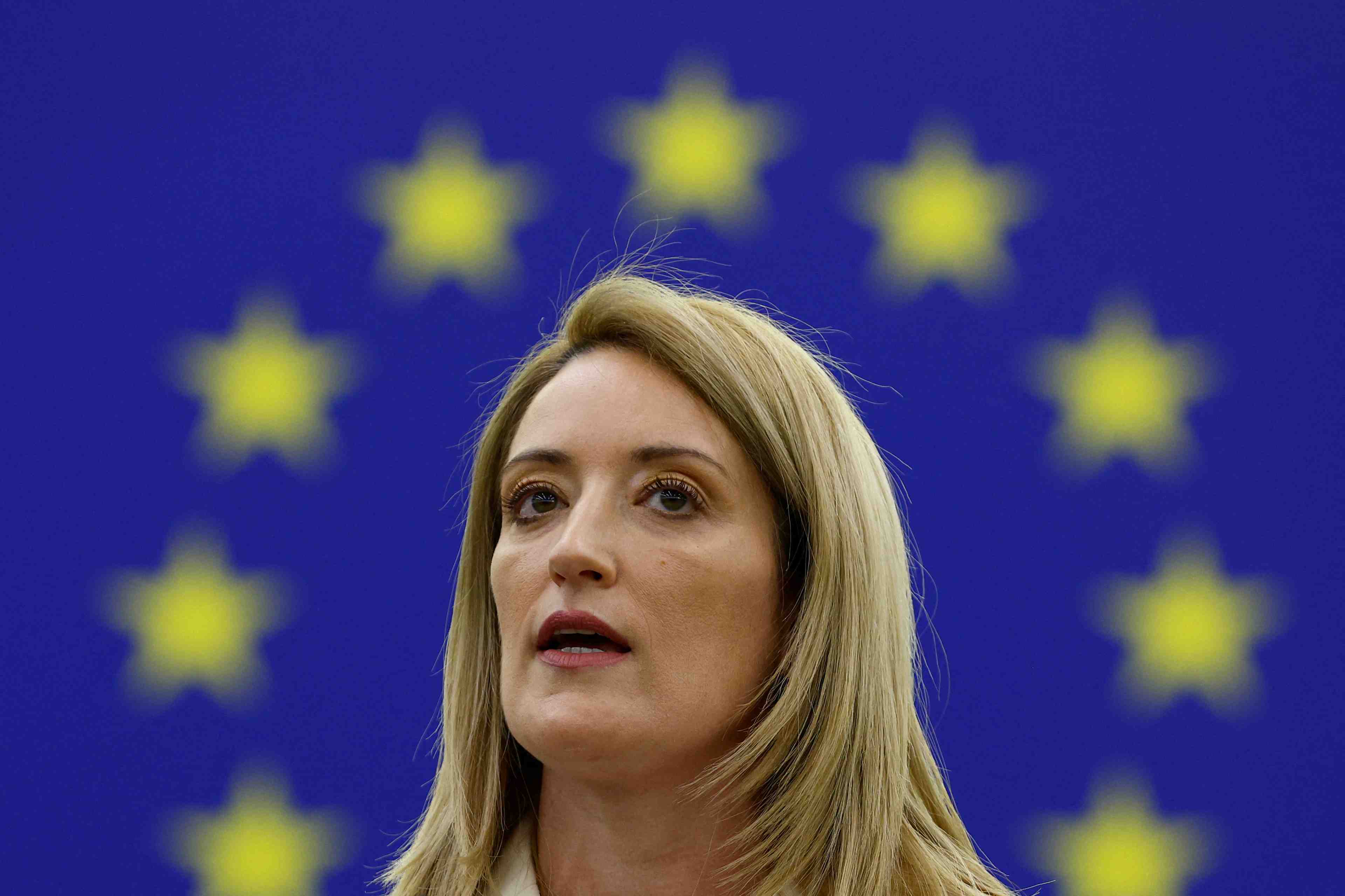 La conservatrice roberta metsola elue presidente du parlement europeen