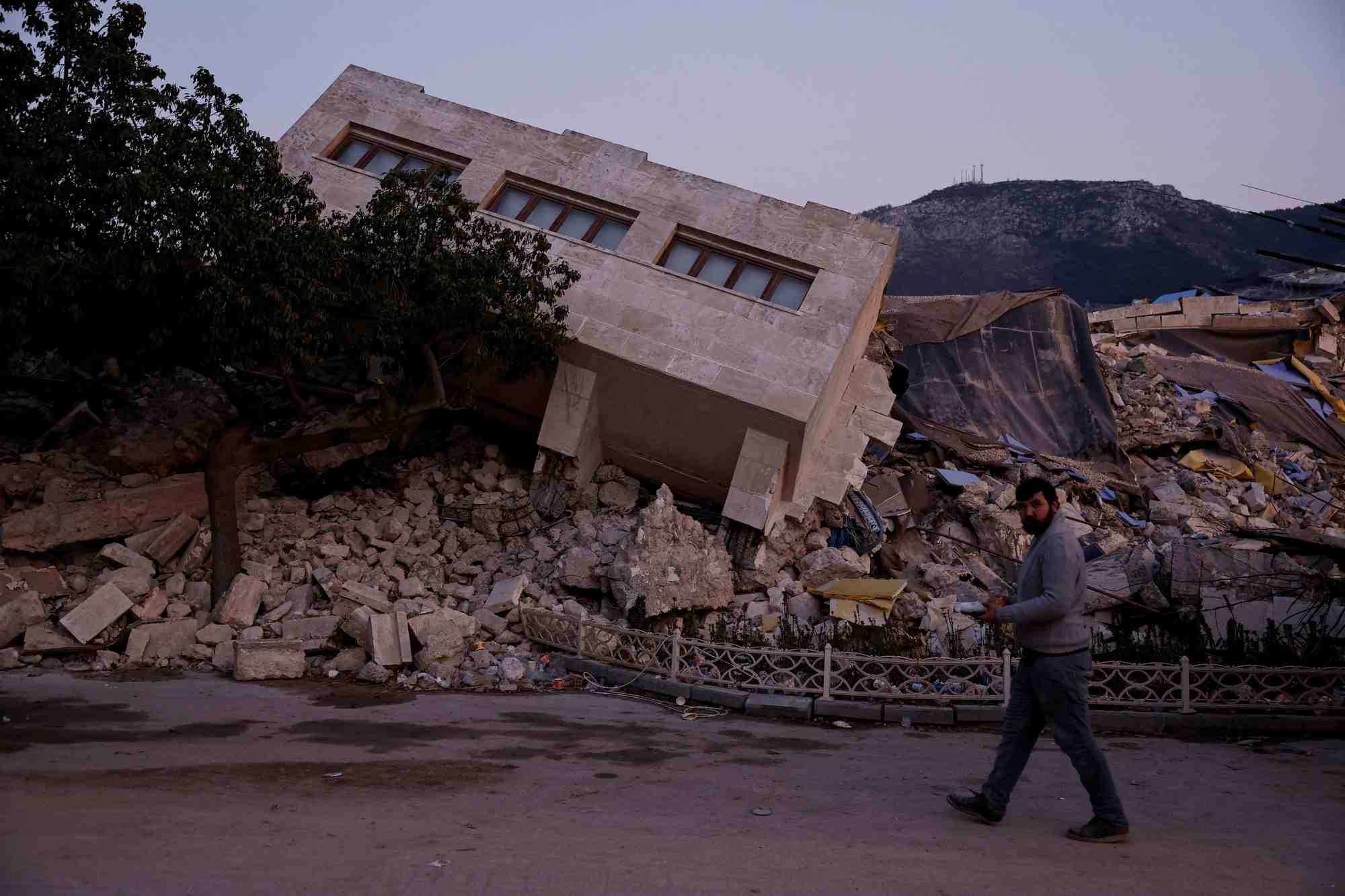 Consequence du tremblement de terre meurtrier a antakya, en turquie