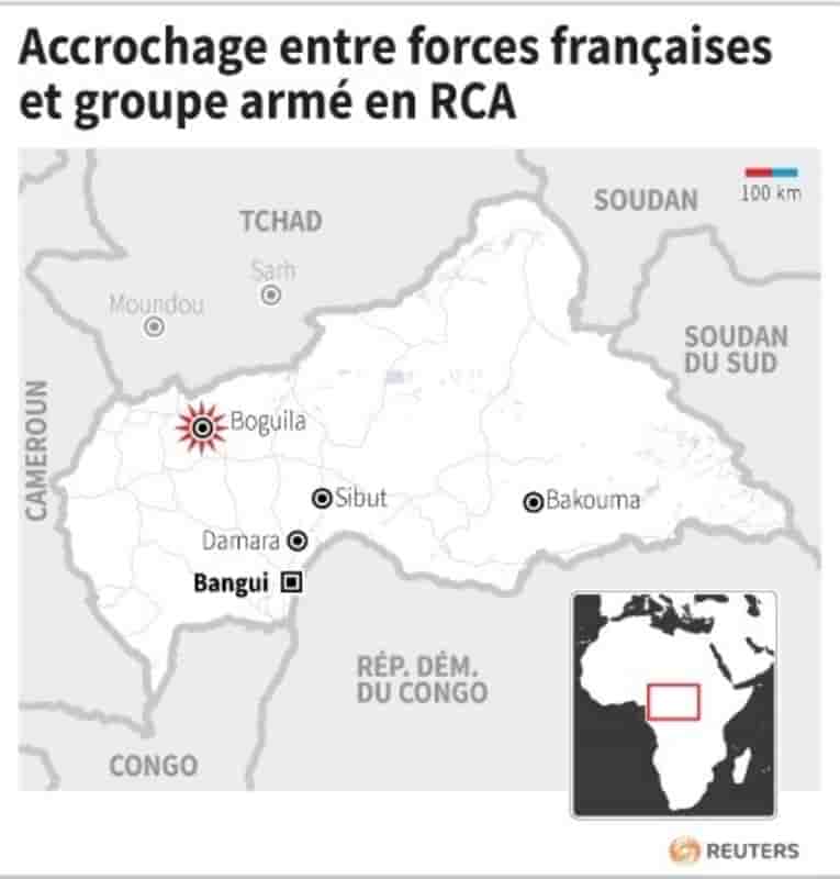 Accrochage entre forces françaises et un groupe armé en RCA
