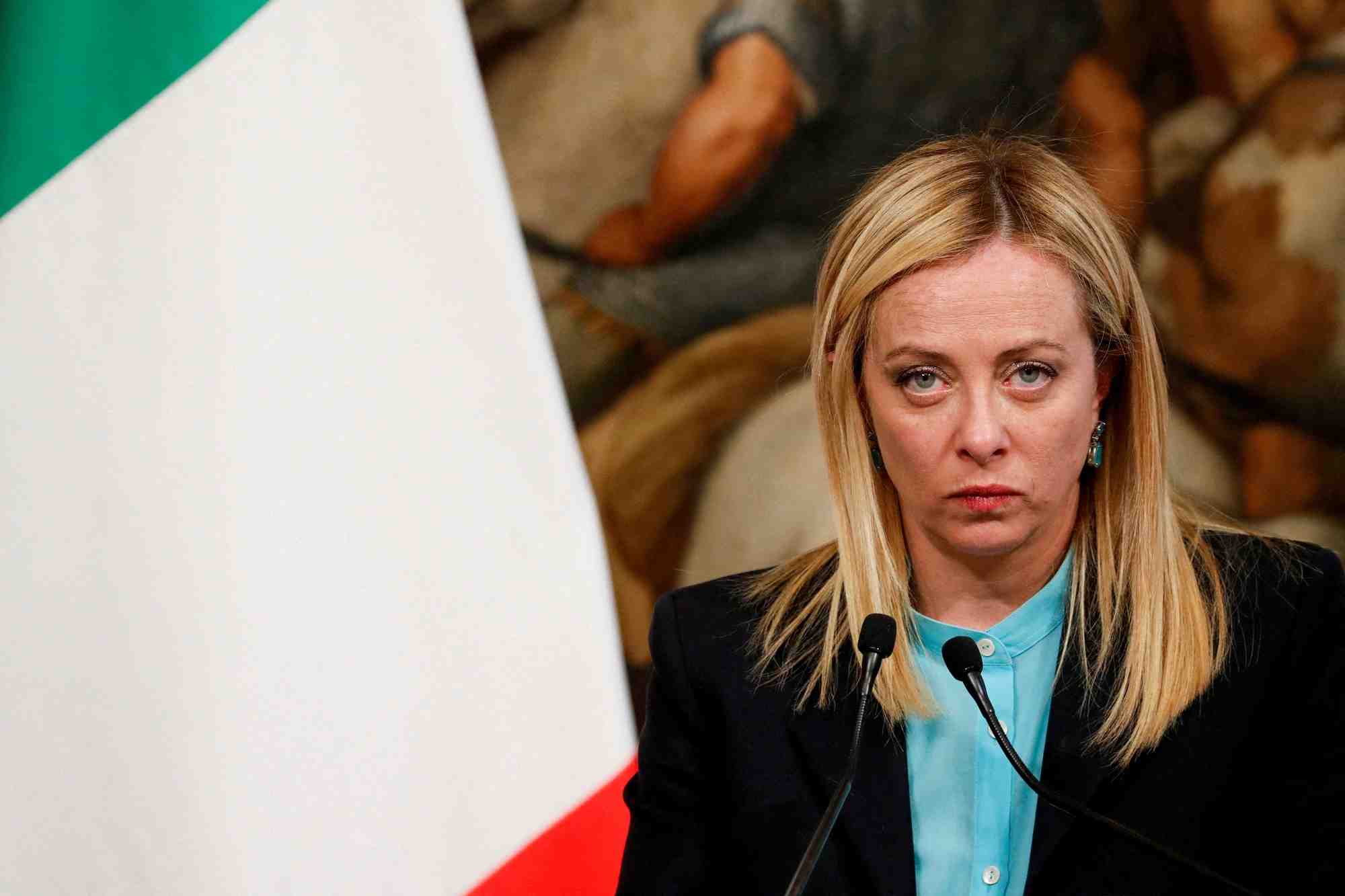 La premiere ministre italienne giorgia meloni
