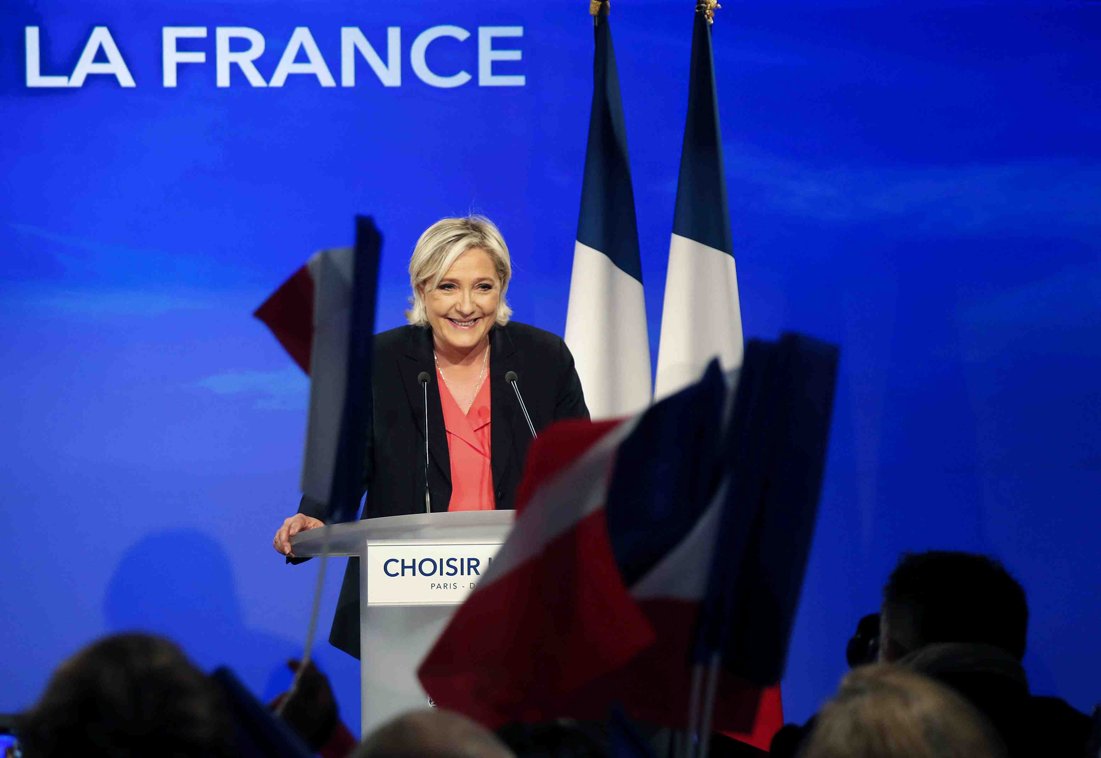Marine le pen: portrait de la candidate decue du front national