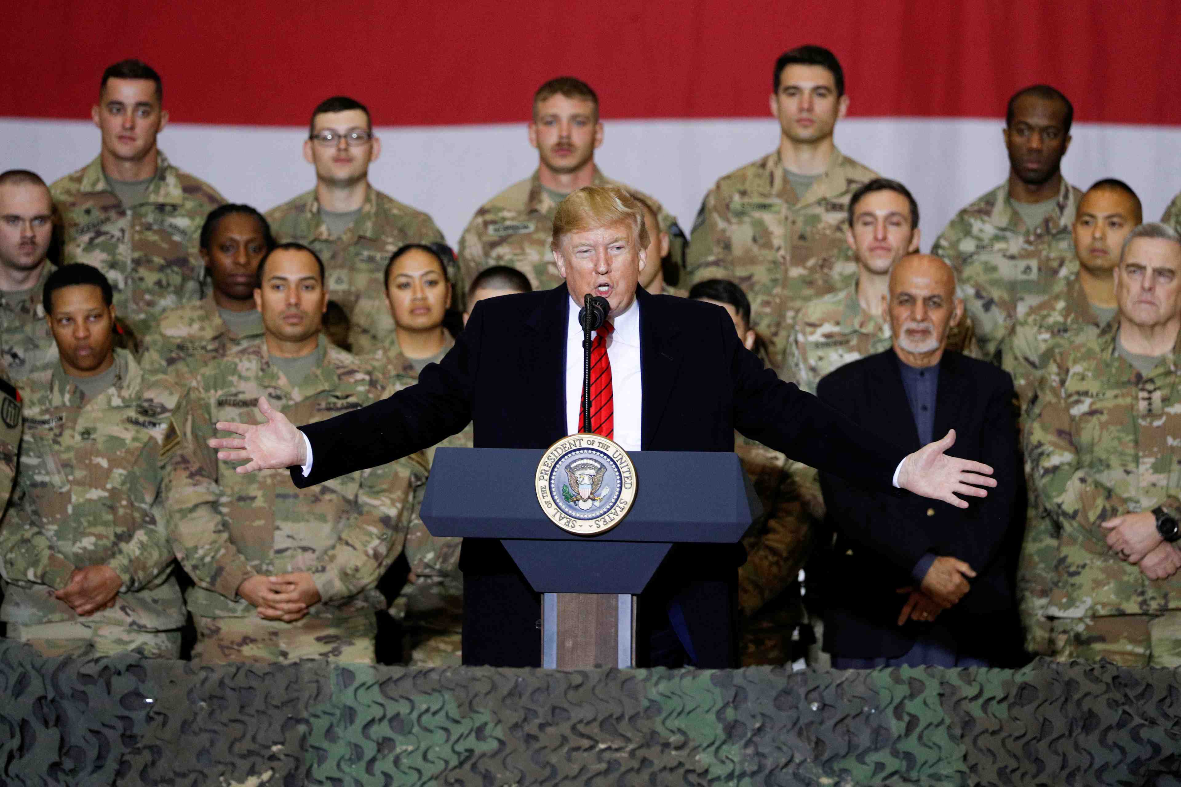 Visite surprise de donald trump en afghanistan pour thanksgiving