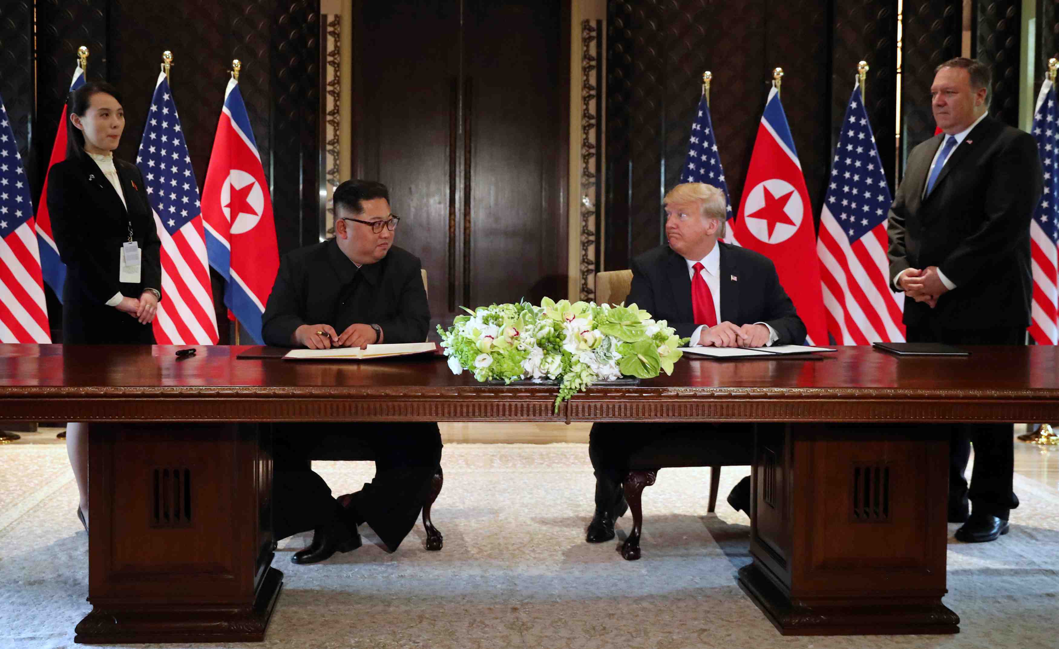 Trump et kim disent s'engager dans une "nouvelle ere"