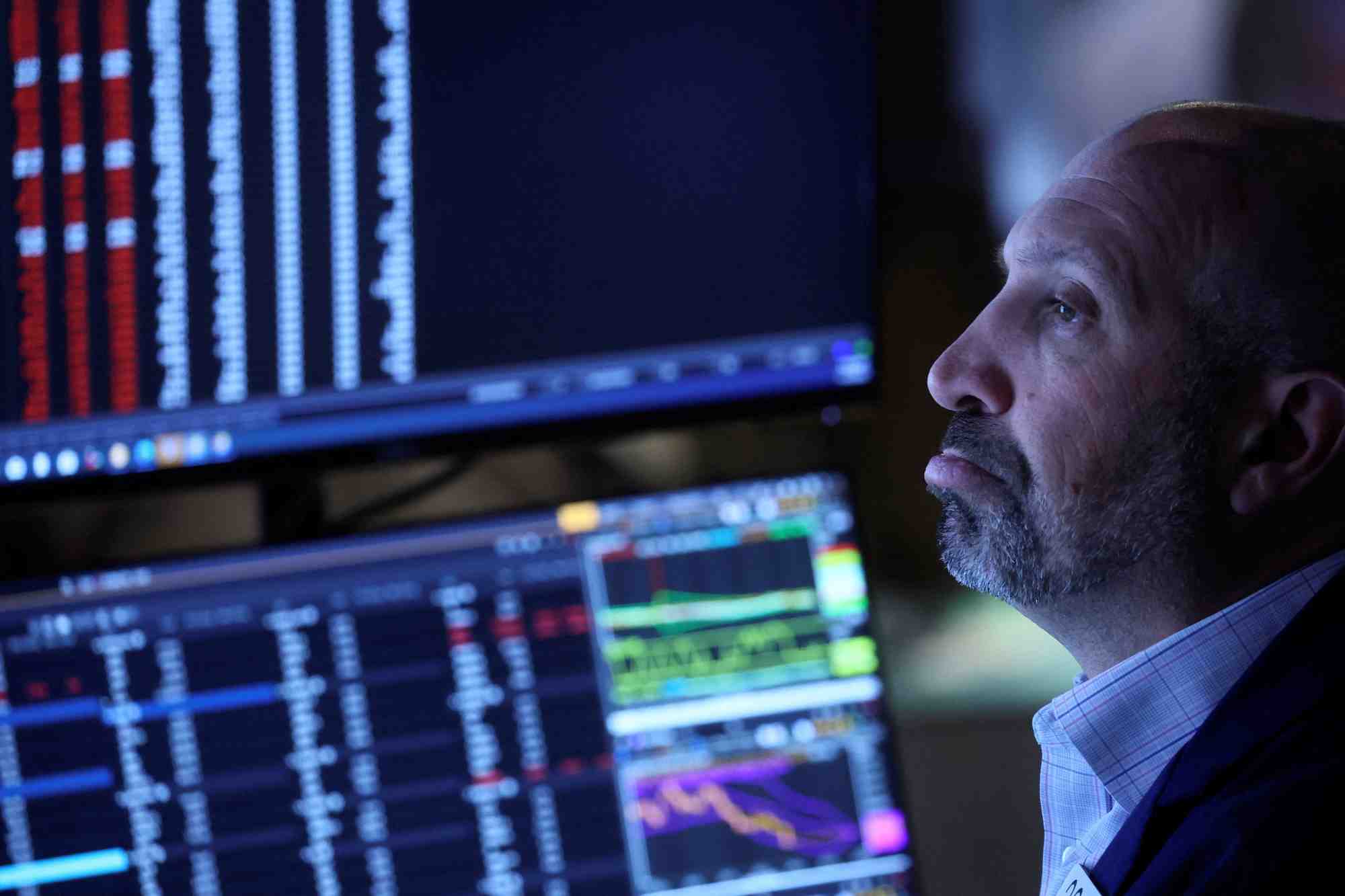Debut de seance dans le rouge a wall street