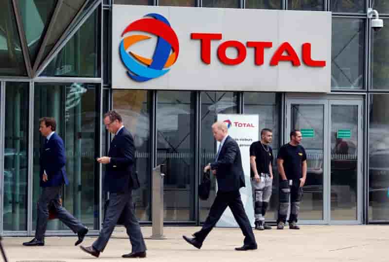 Total, plus forte baisse du cac 40 a la mi-seance