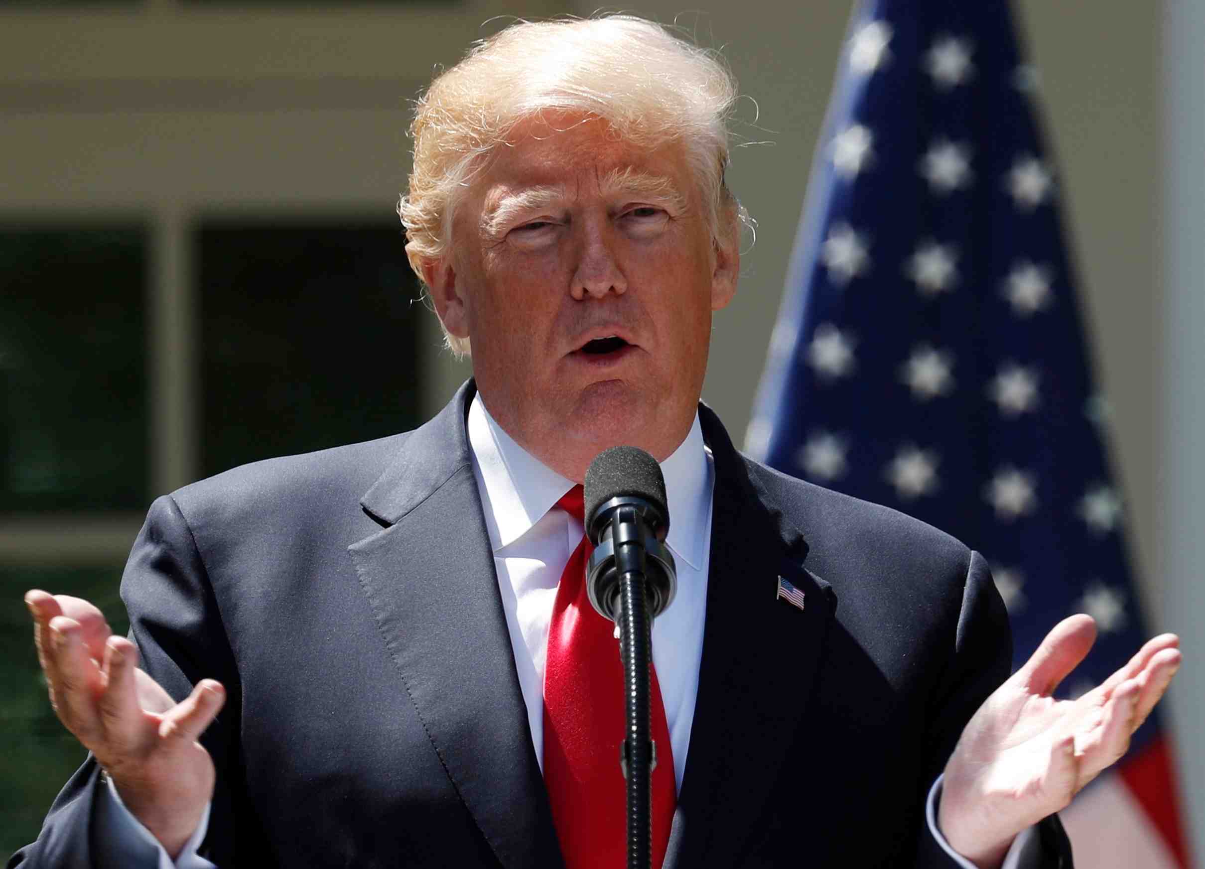 Un retrait de l'accord sur l'iran sans impact sur la coree du nord, pense trump
