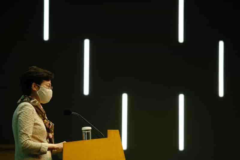 Hong kong: lam denonce le double langage de gouvernements etrangers