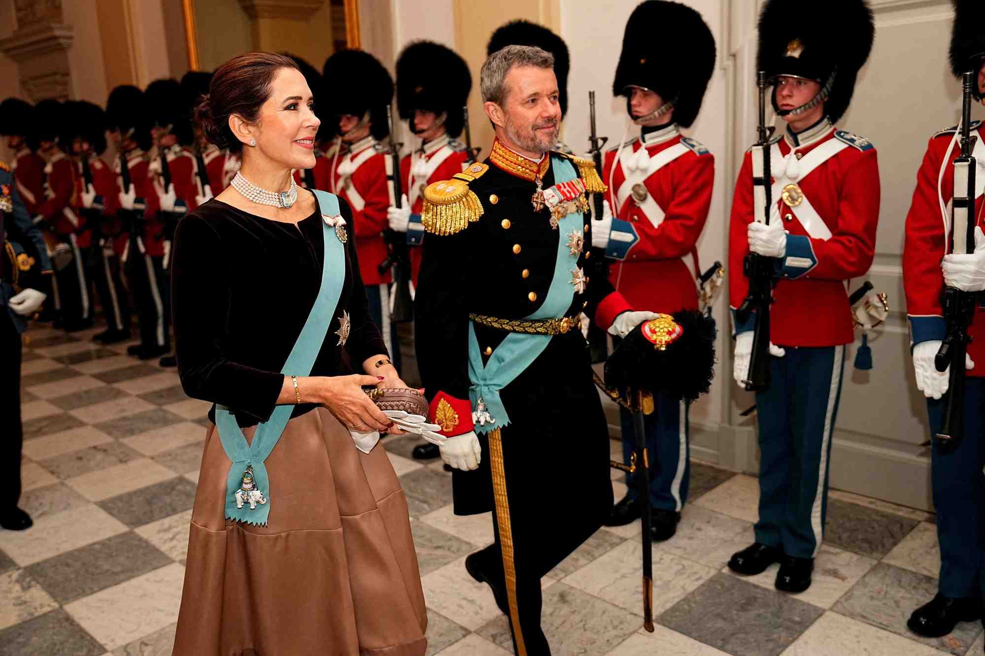 Photo d'archives: le prince heritier frederik et la princesse heritiere mary